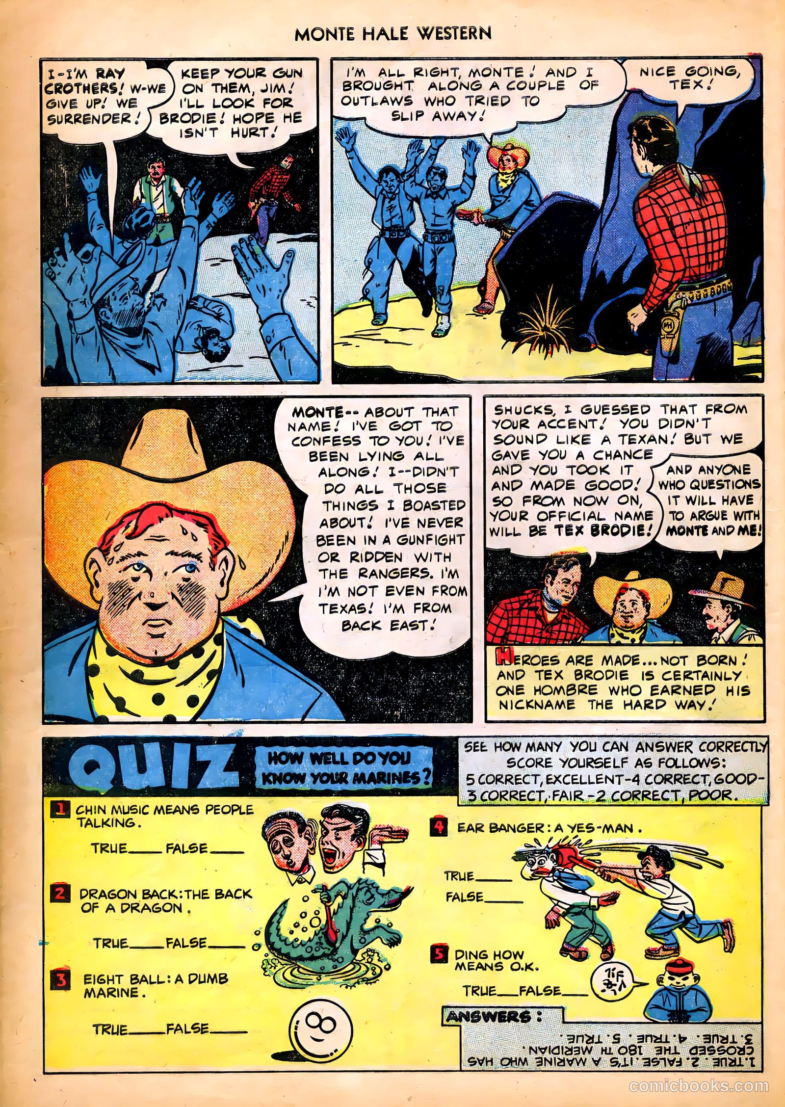 Monte Hale Western #44 — page 33 of 53