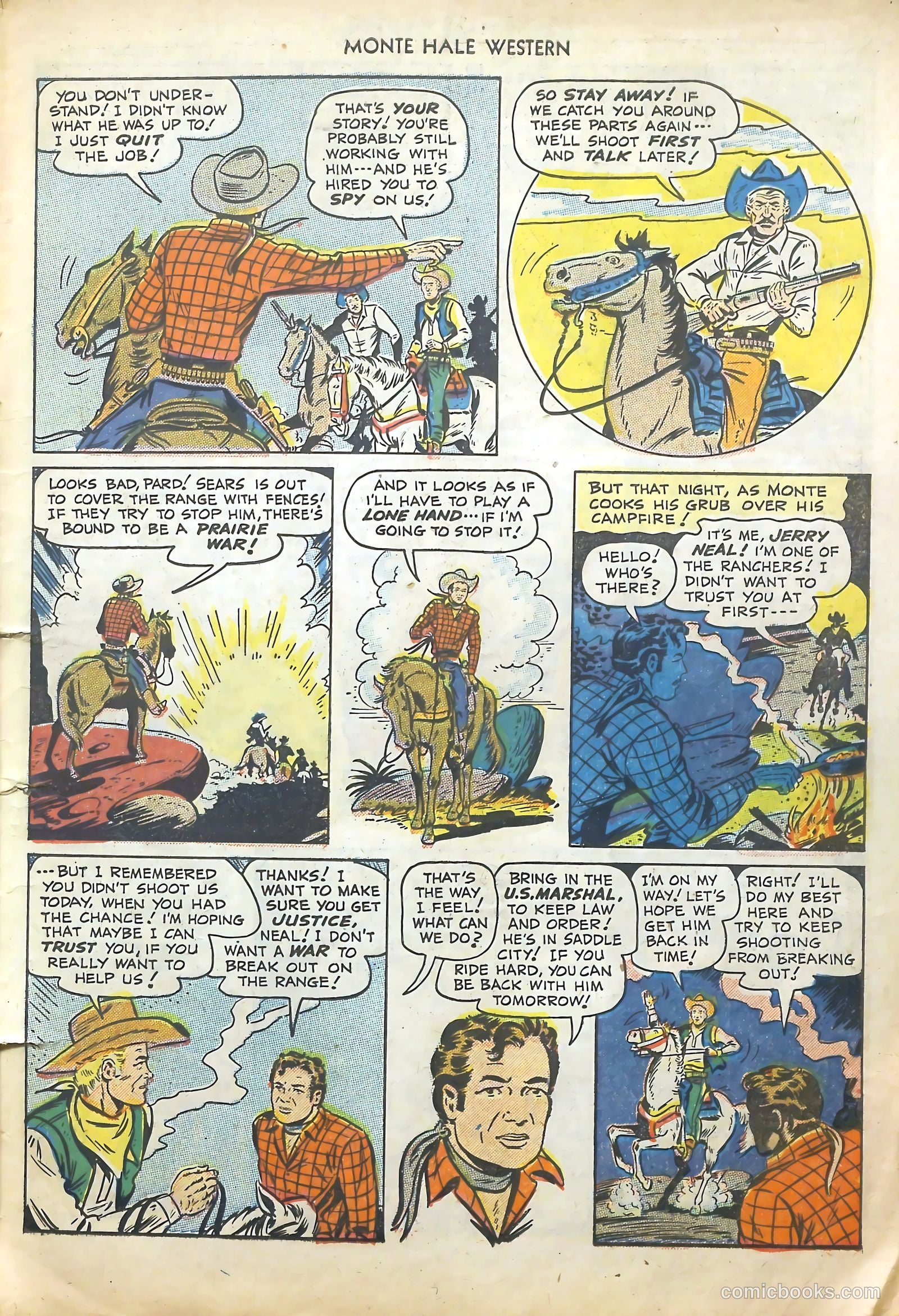 Monte Hale Western #45 — page 8 of 37