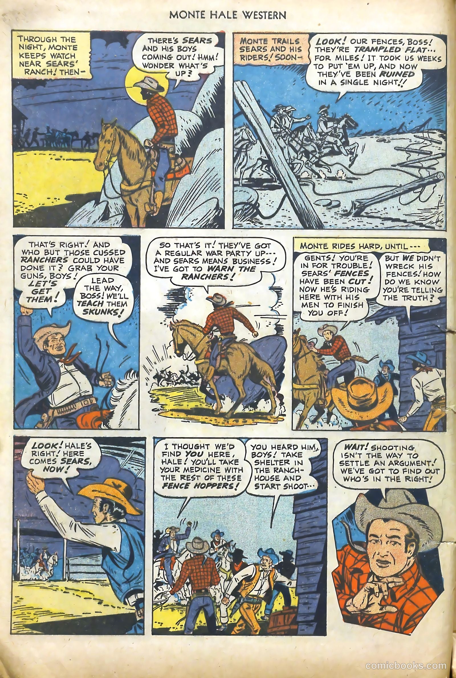 Monte Hale Western #45 — page 9 of 37