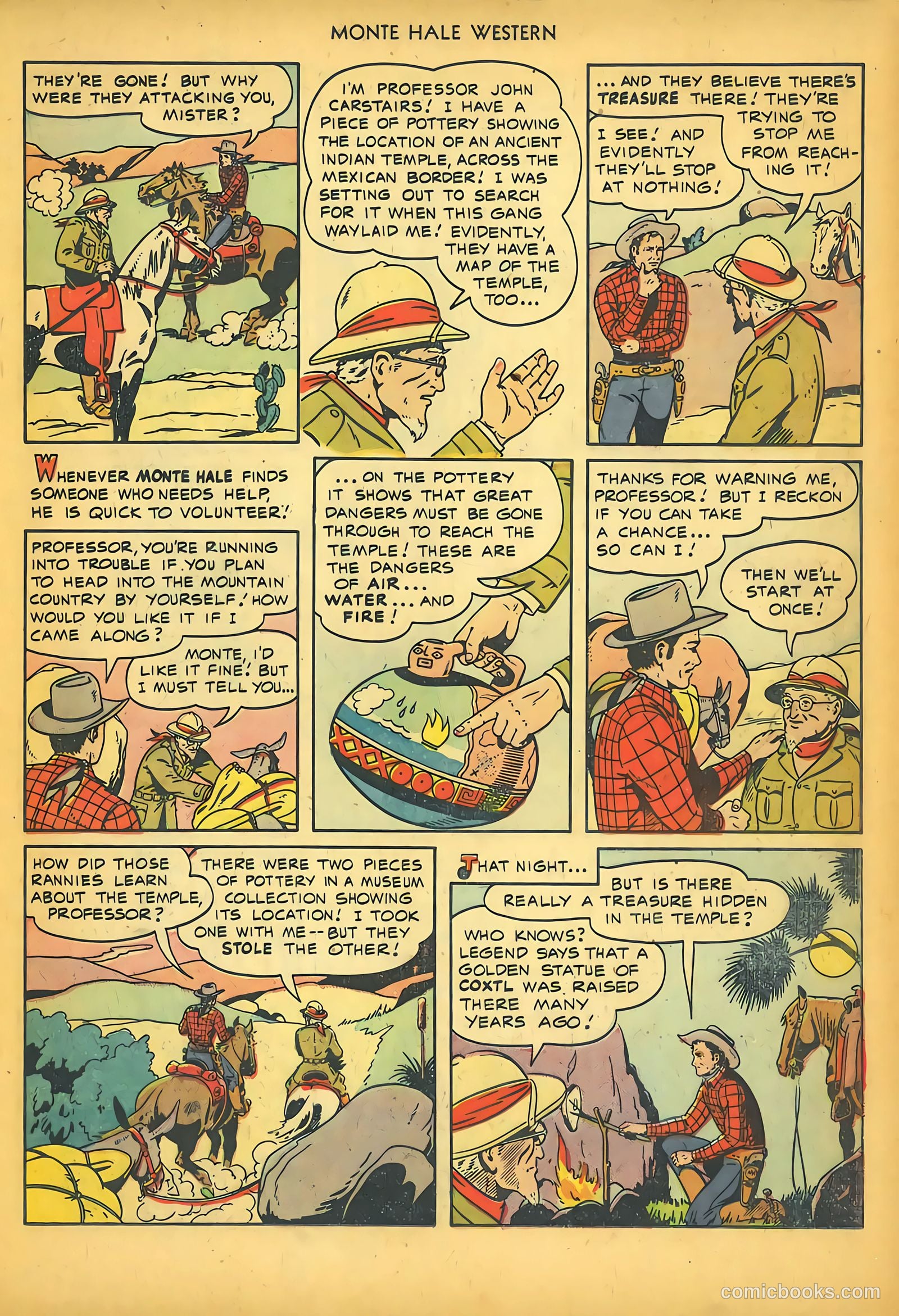 Monte Hale Western #45 — page 20 of 37