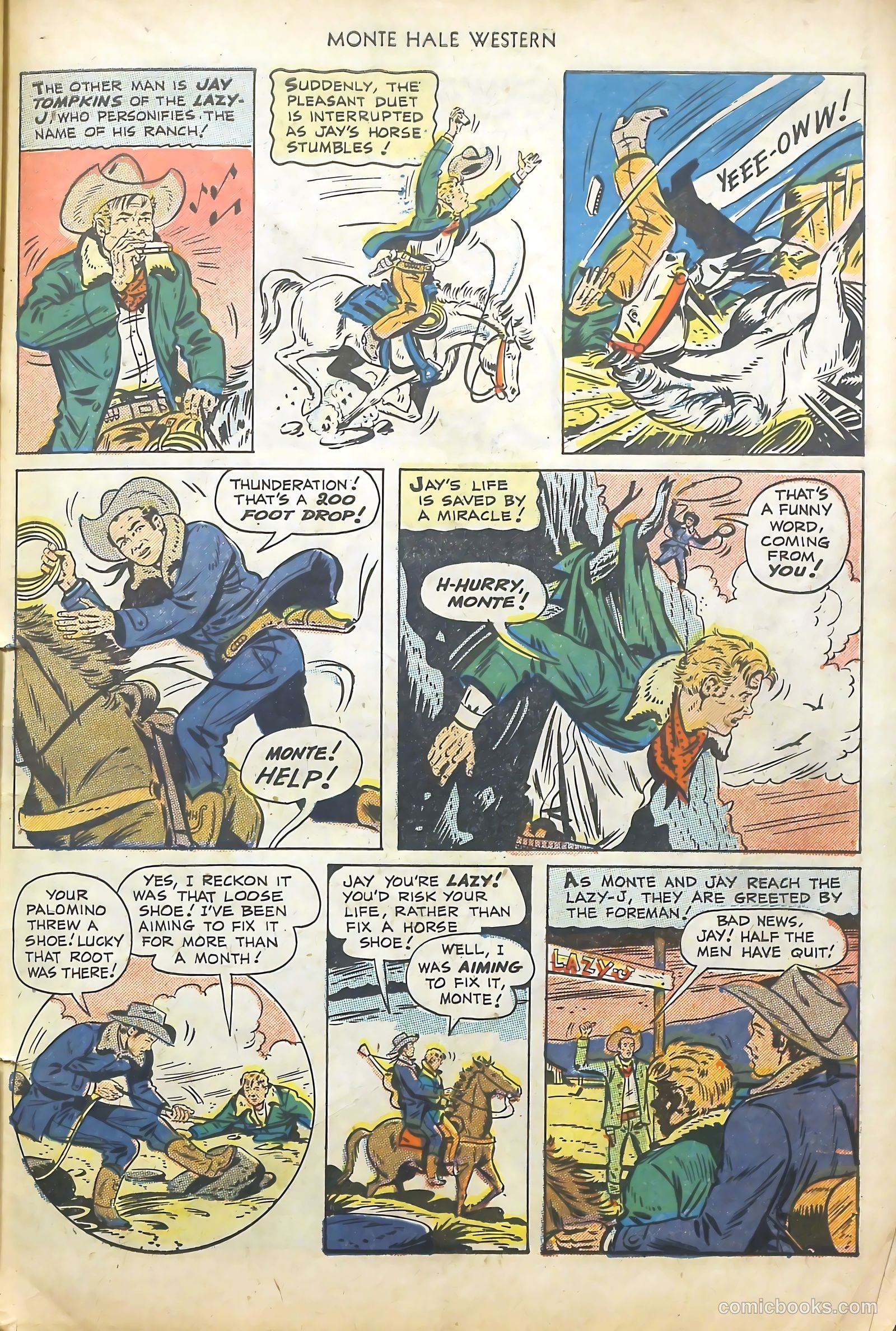 Monte Hale Western #45 — page 28 of 37