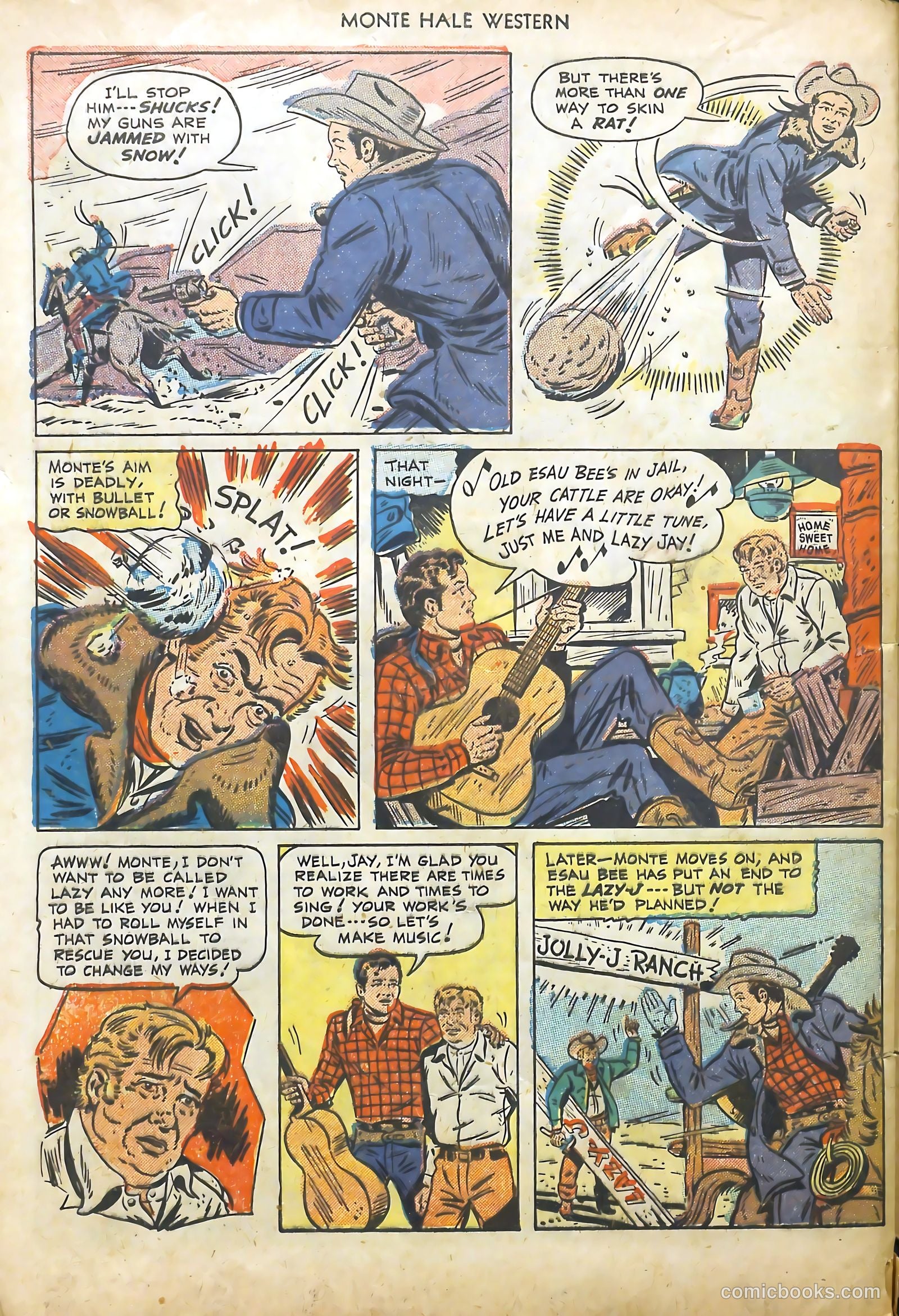 Monte Hale Western #45 — page 33 of 37