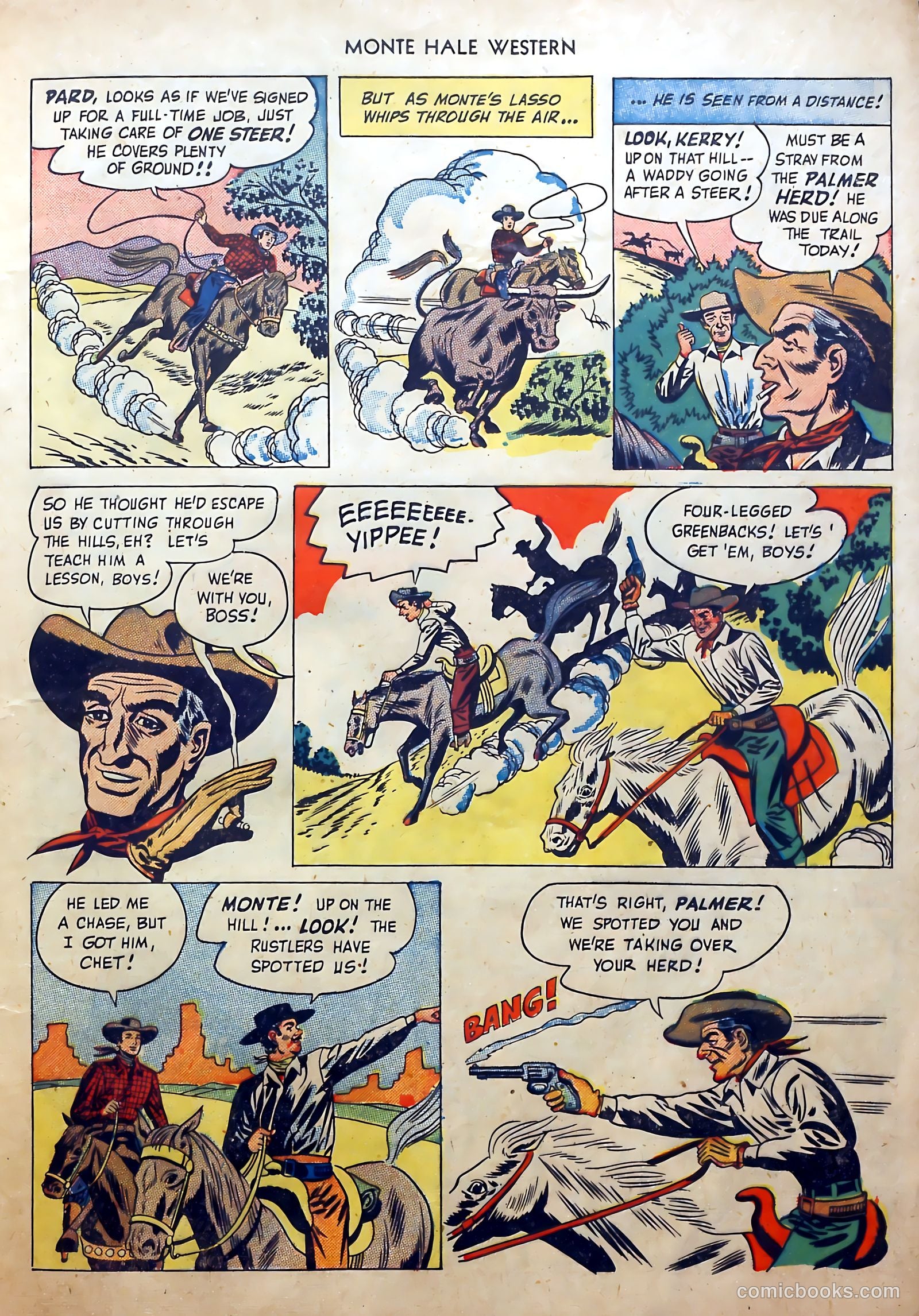 Monte Hale Western #46 — page 21 of 52