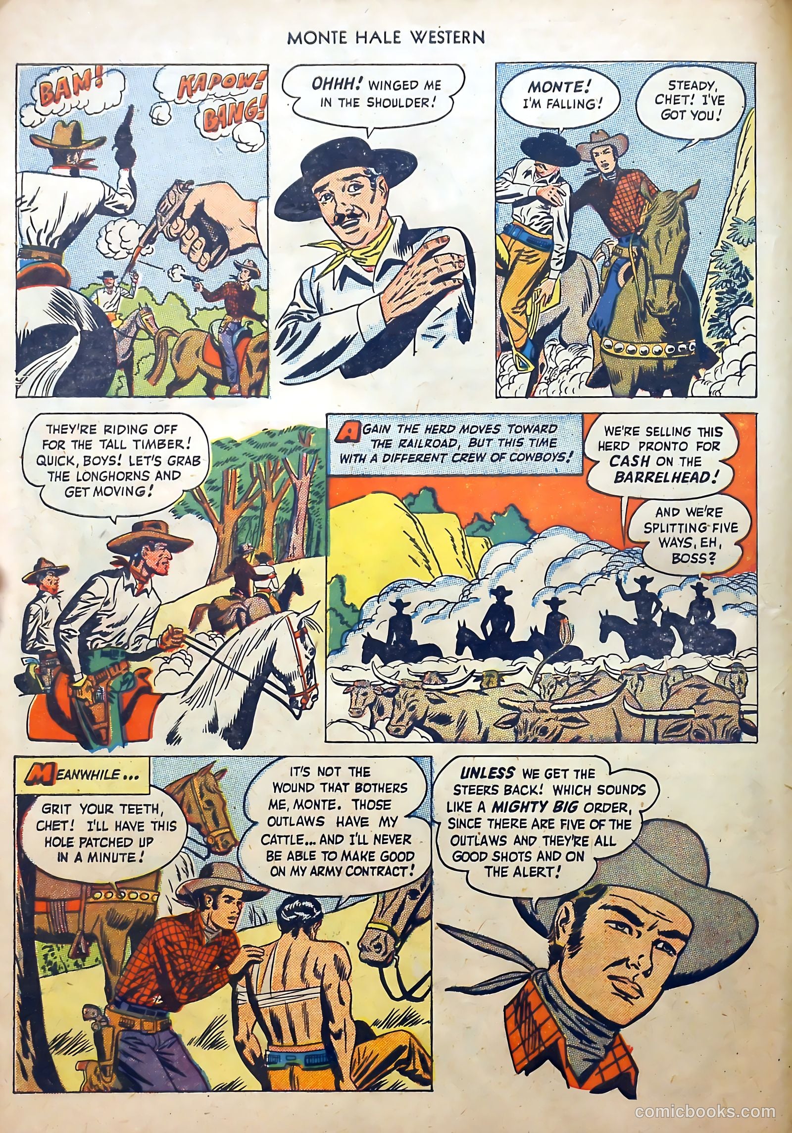 Monte Hale Western #46 — page 22 of 52