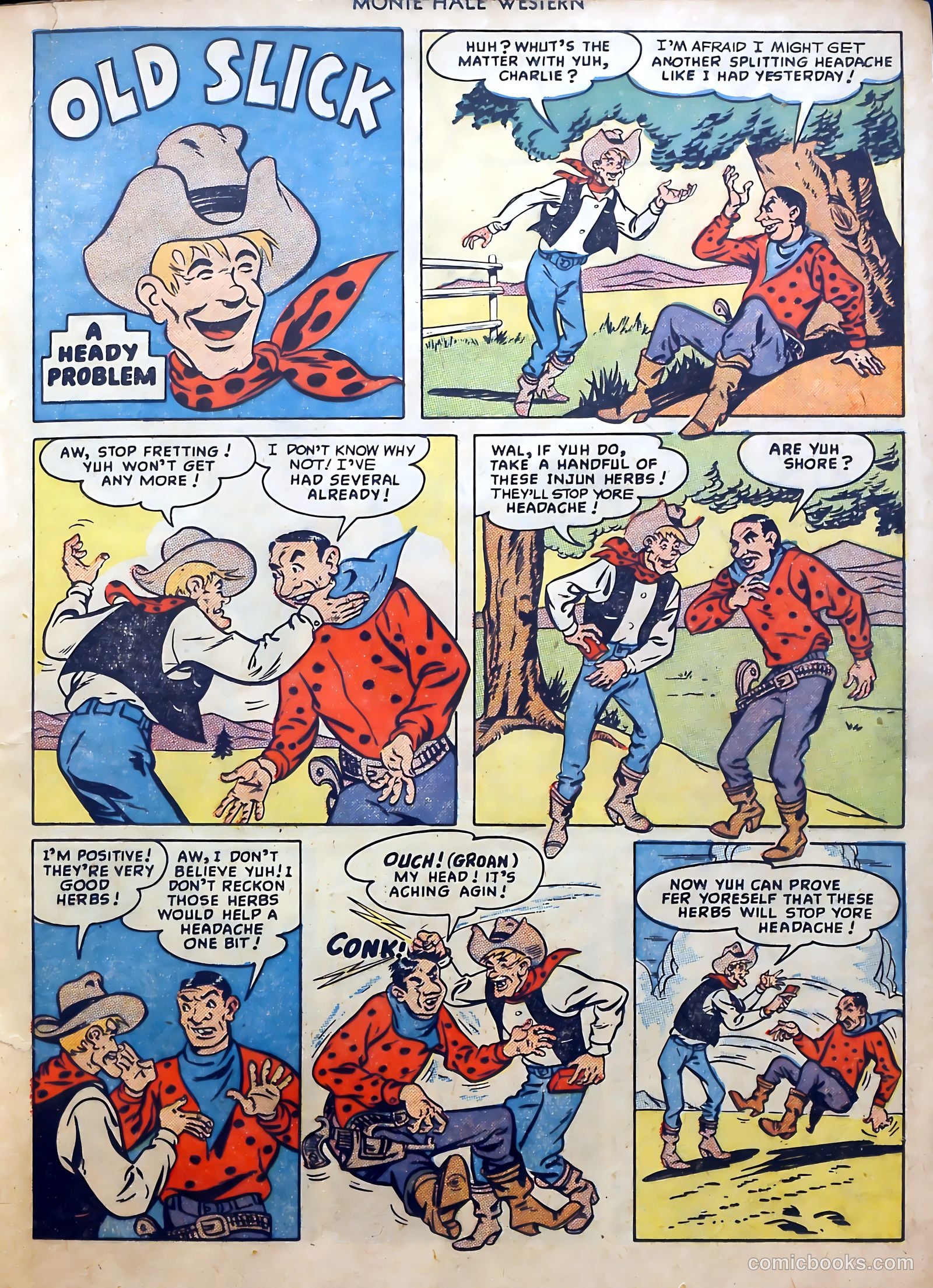 Monte Hale Western #46 — page 25 of 52