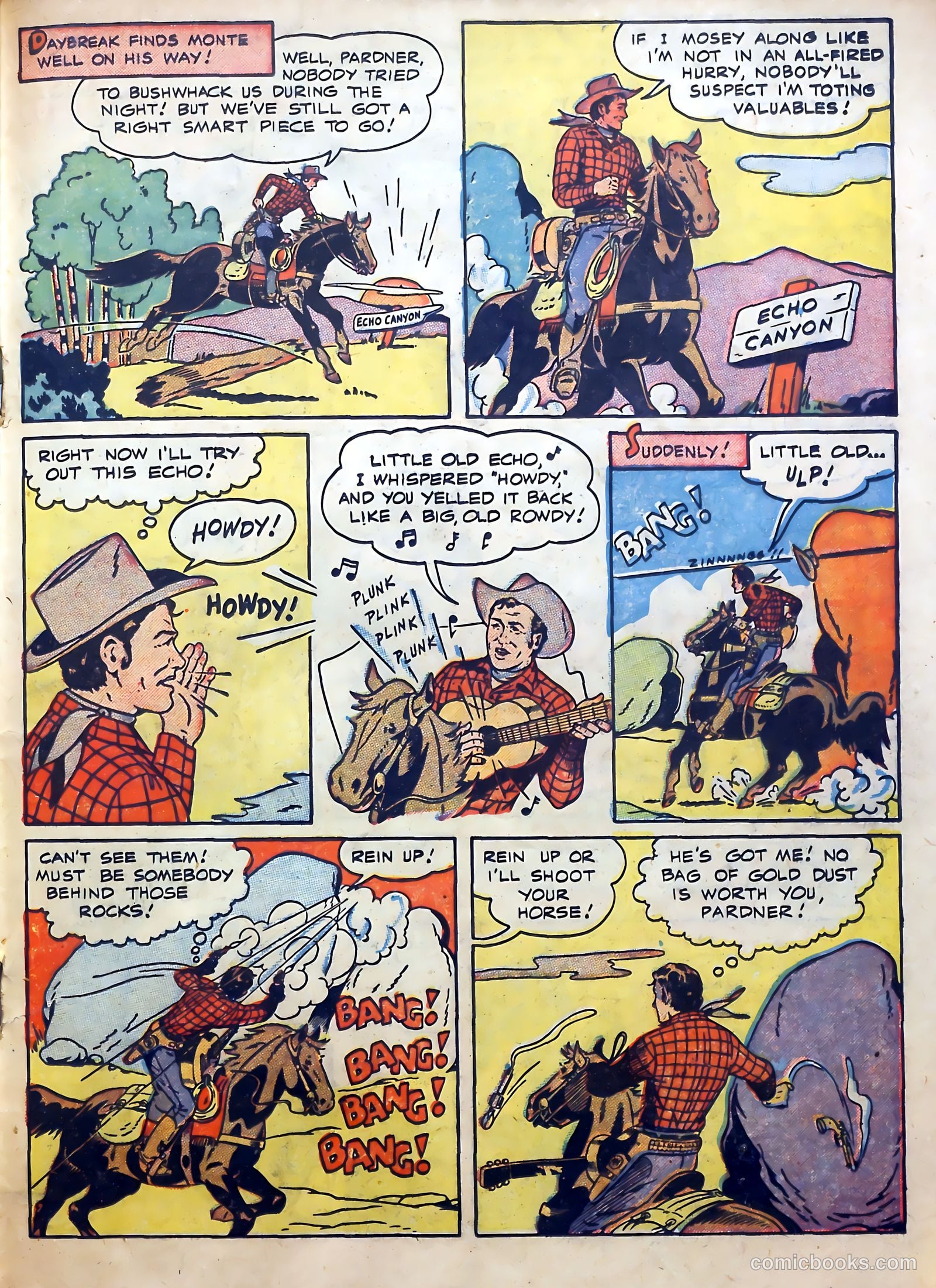 Monte Hale Western #46 — page 27 of 52