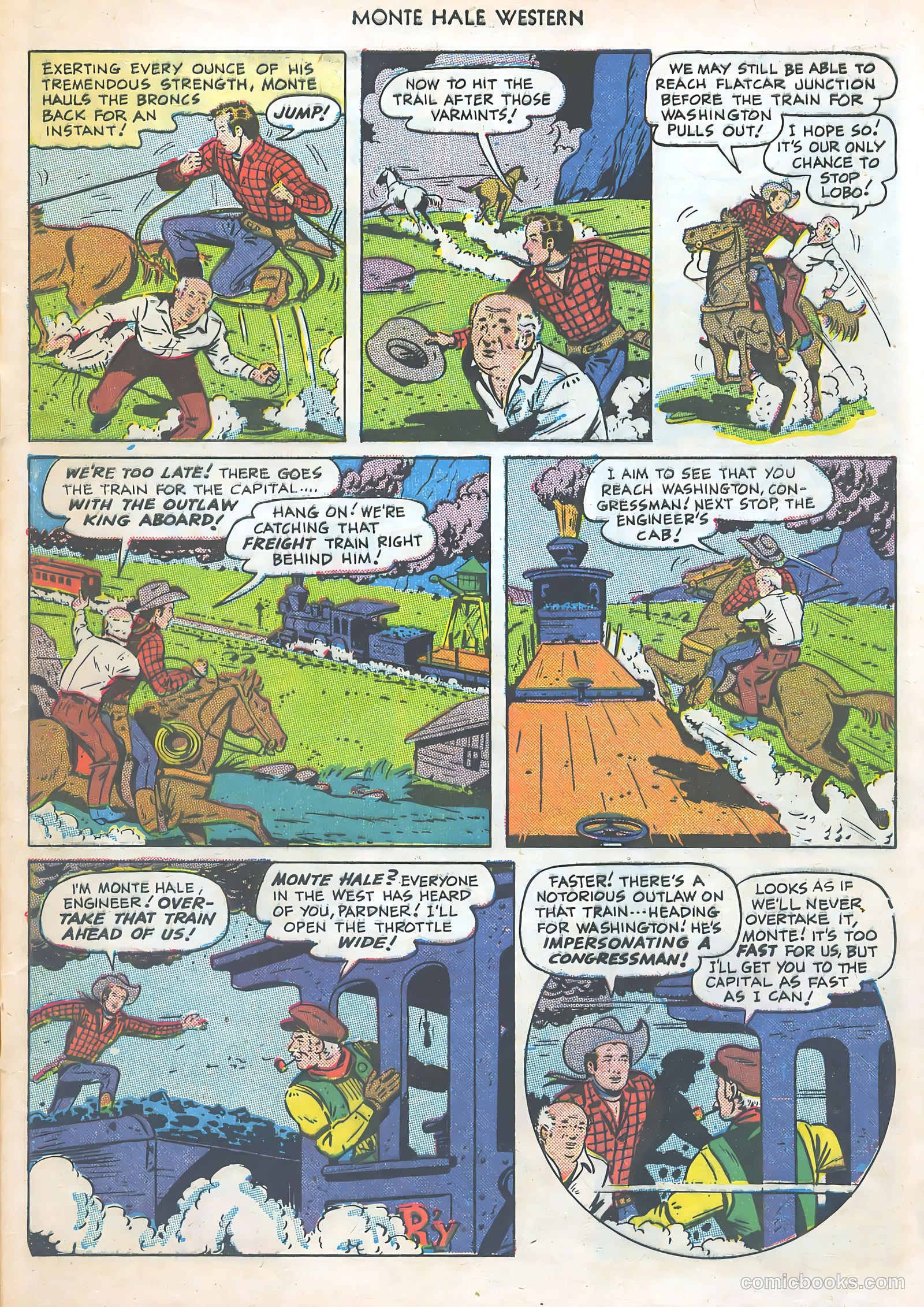 Monte Hale Western #47 — page 9 of 52