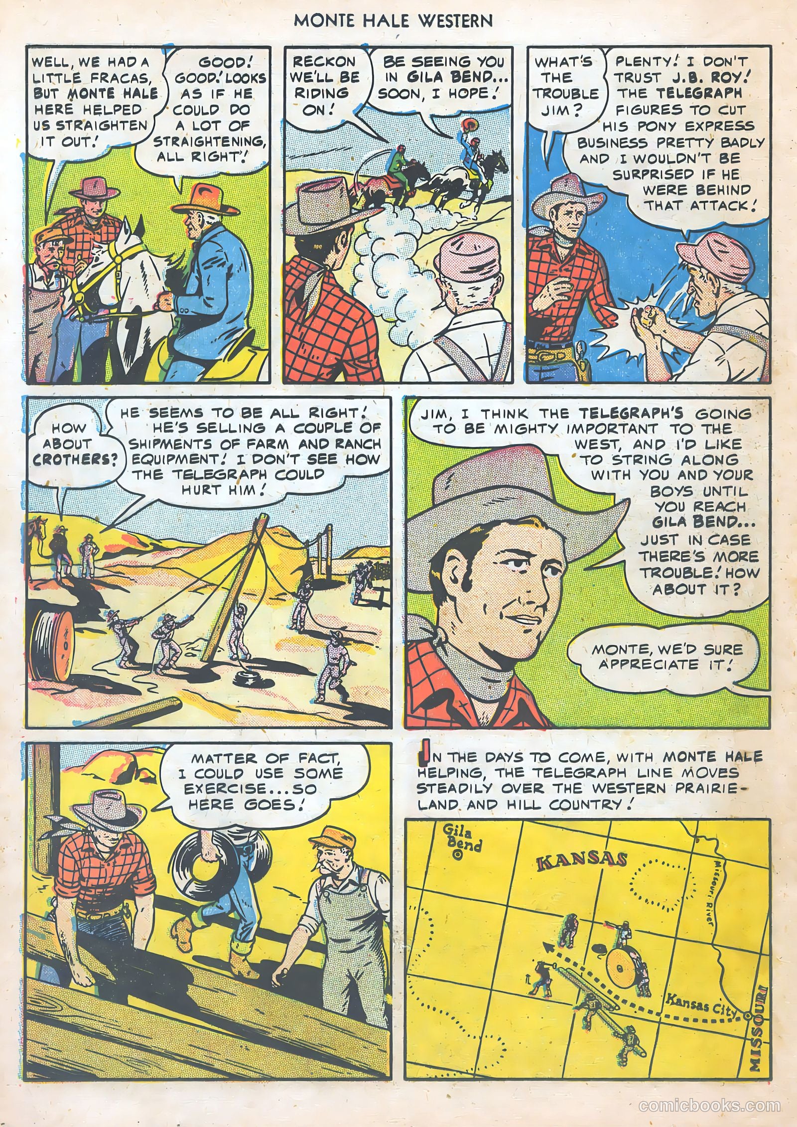 Monte Hale Western #47 — page 28 of 52