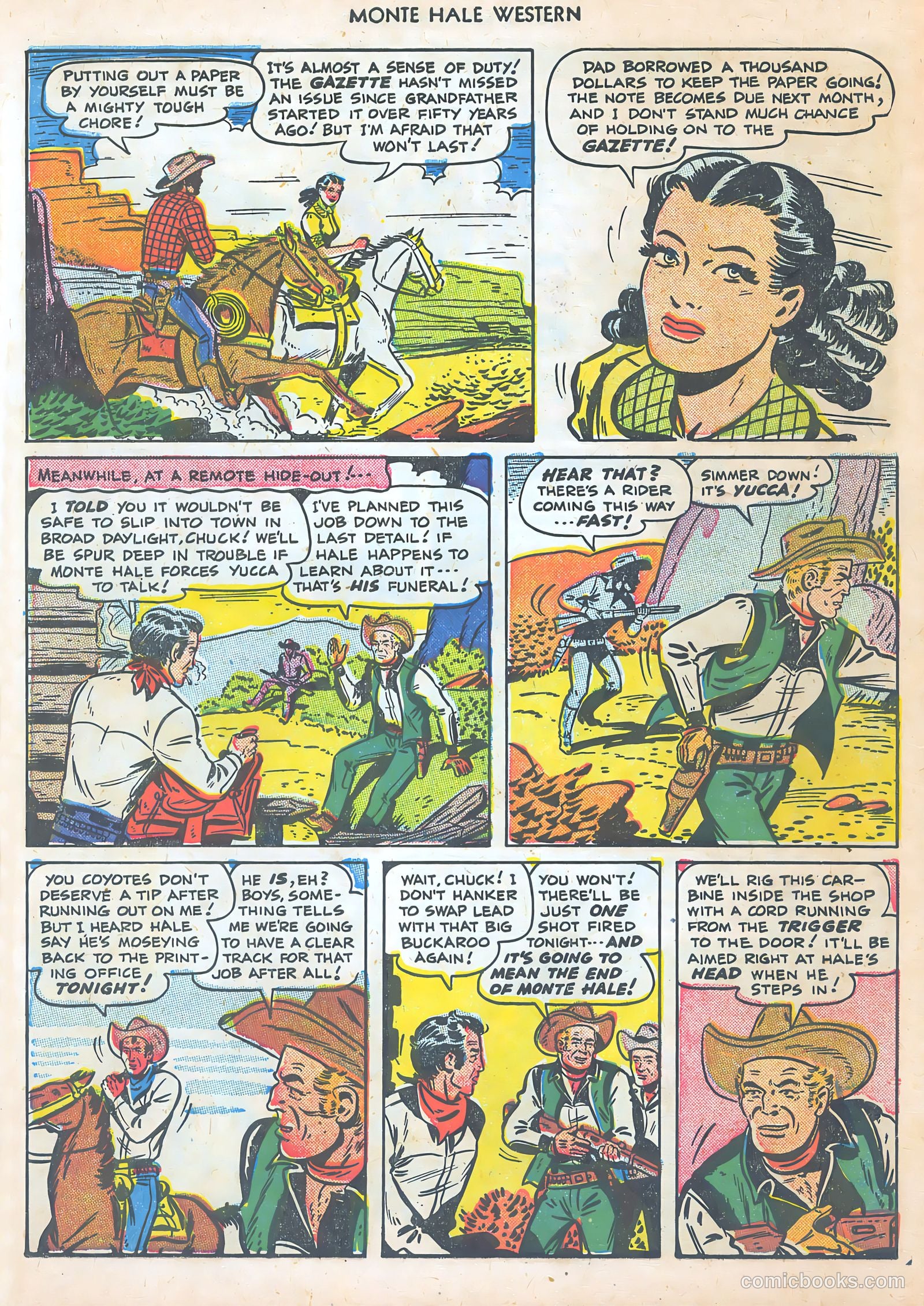 Monte Hale Western #48 — page 7 of 52