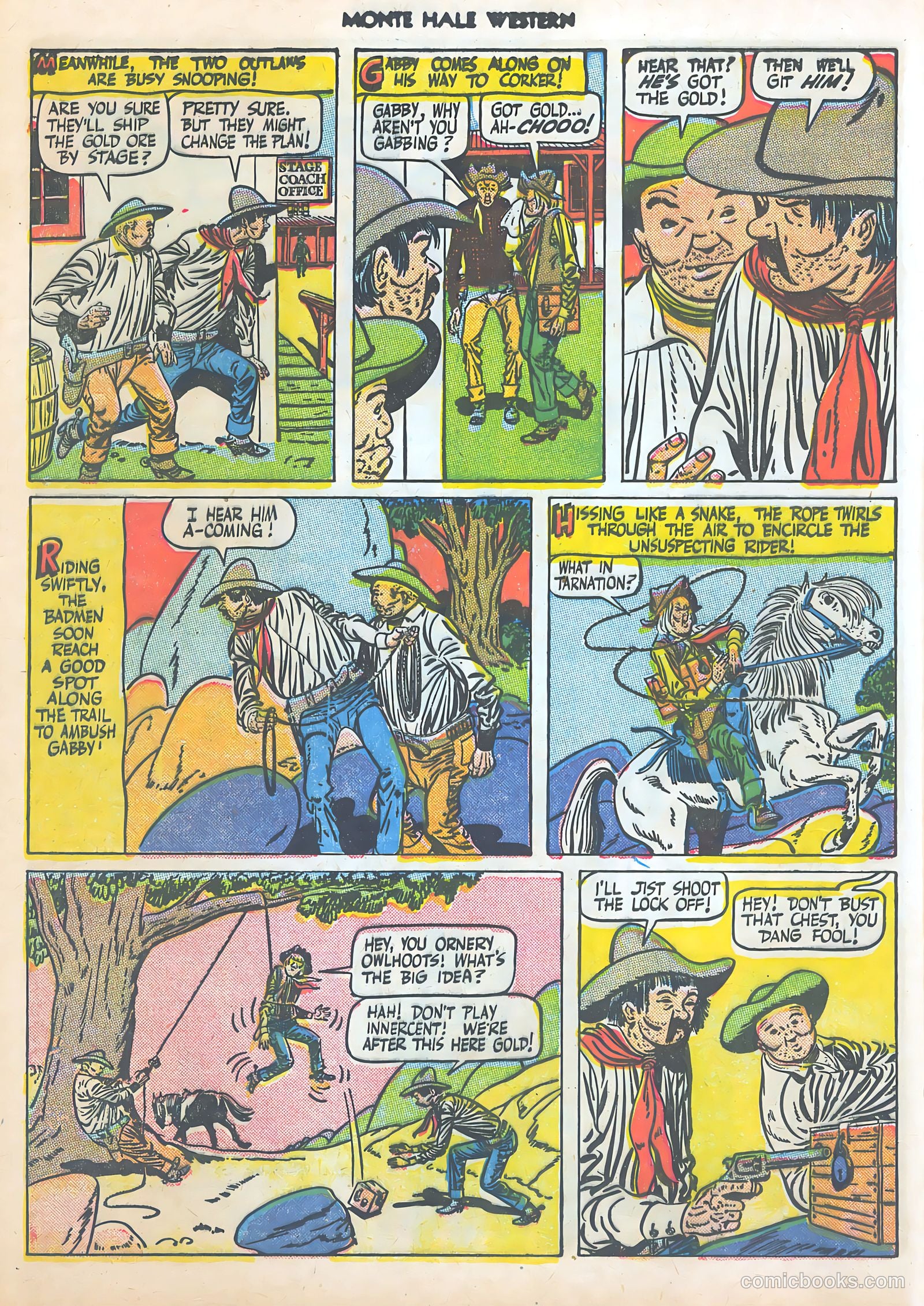 Monte Hale Western #48 — page 16 of 52
