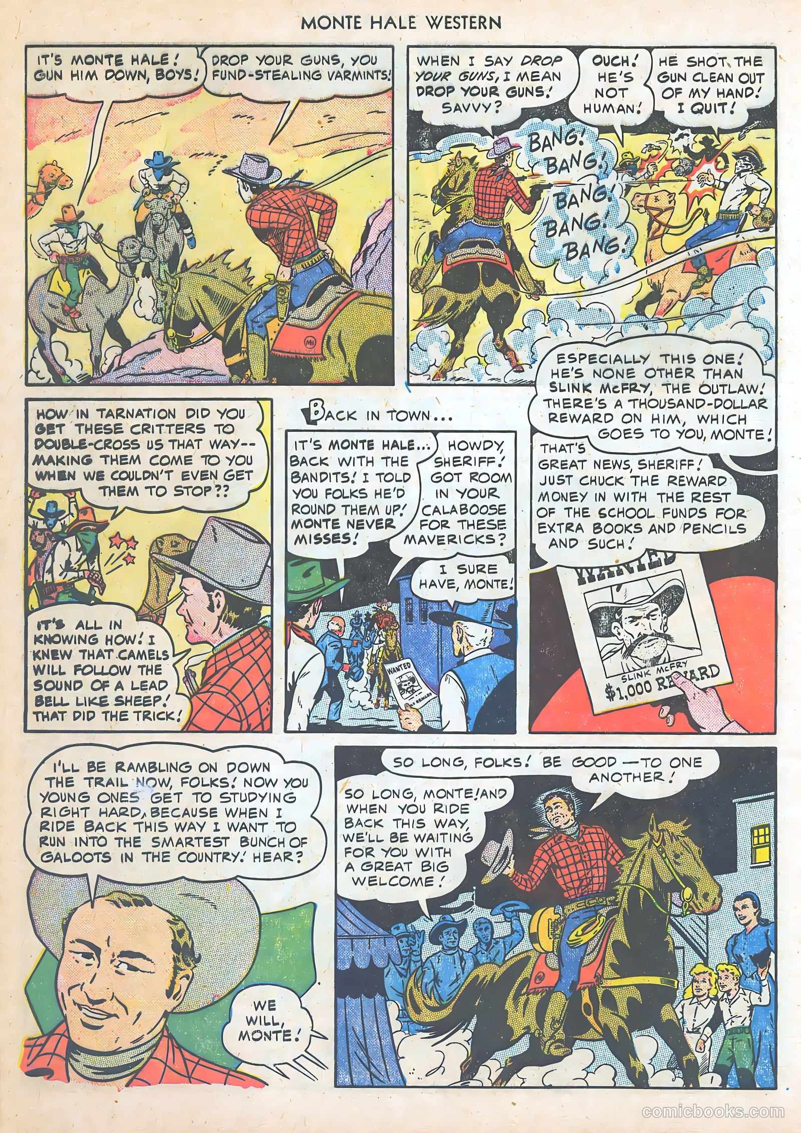 Monte Hale Western #48 — page 32 of 52