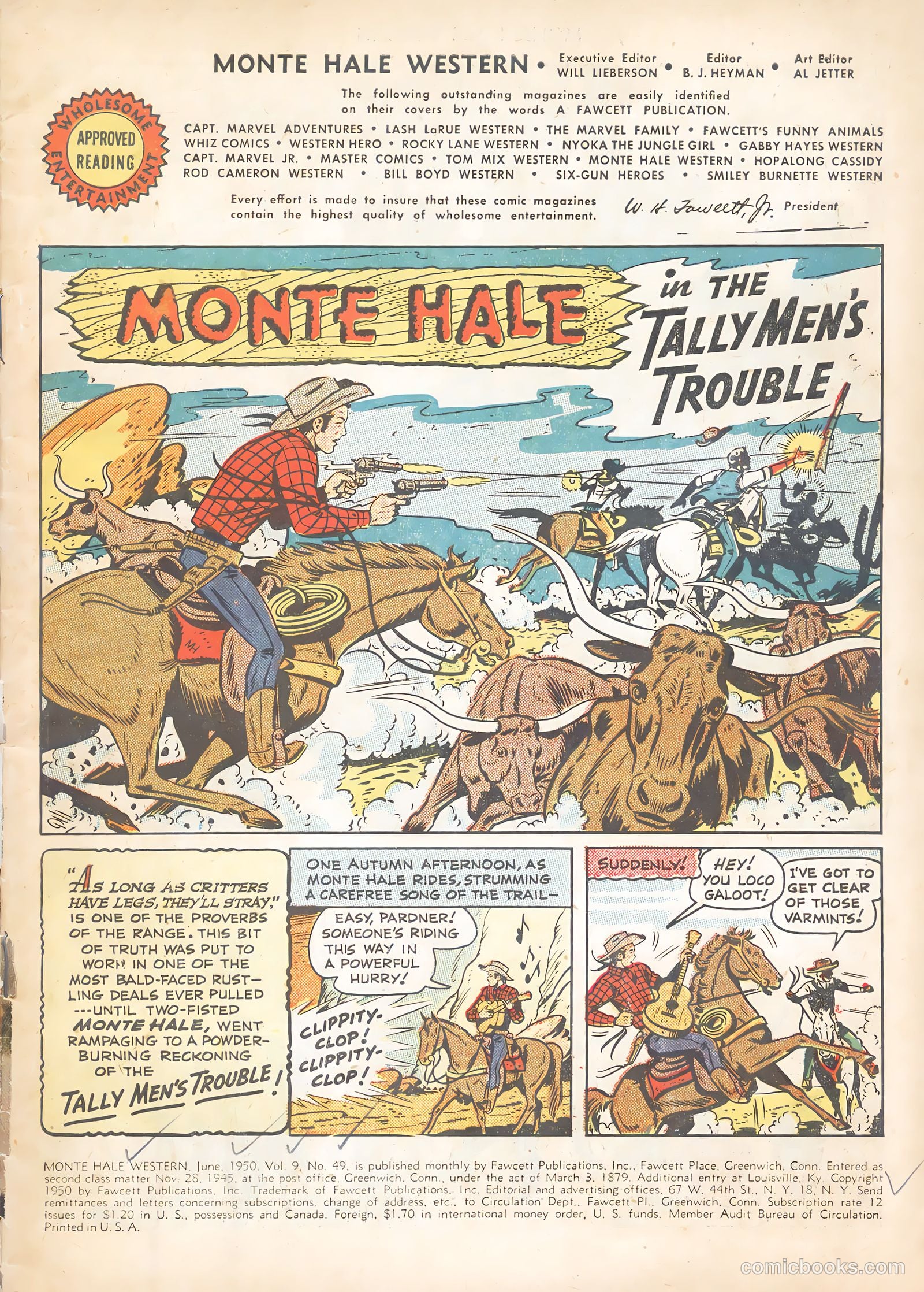 Monte Hale Western #49 — page 3 of 36