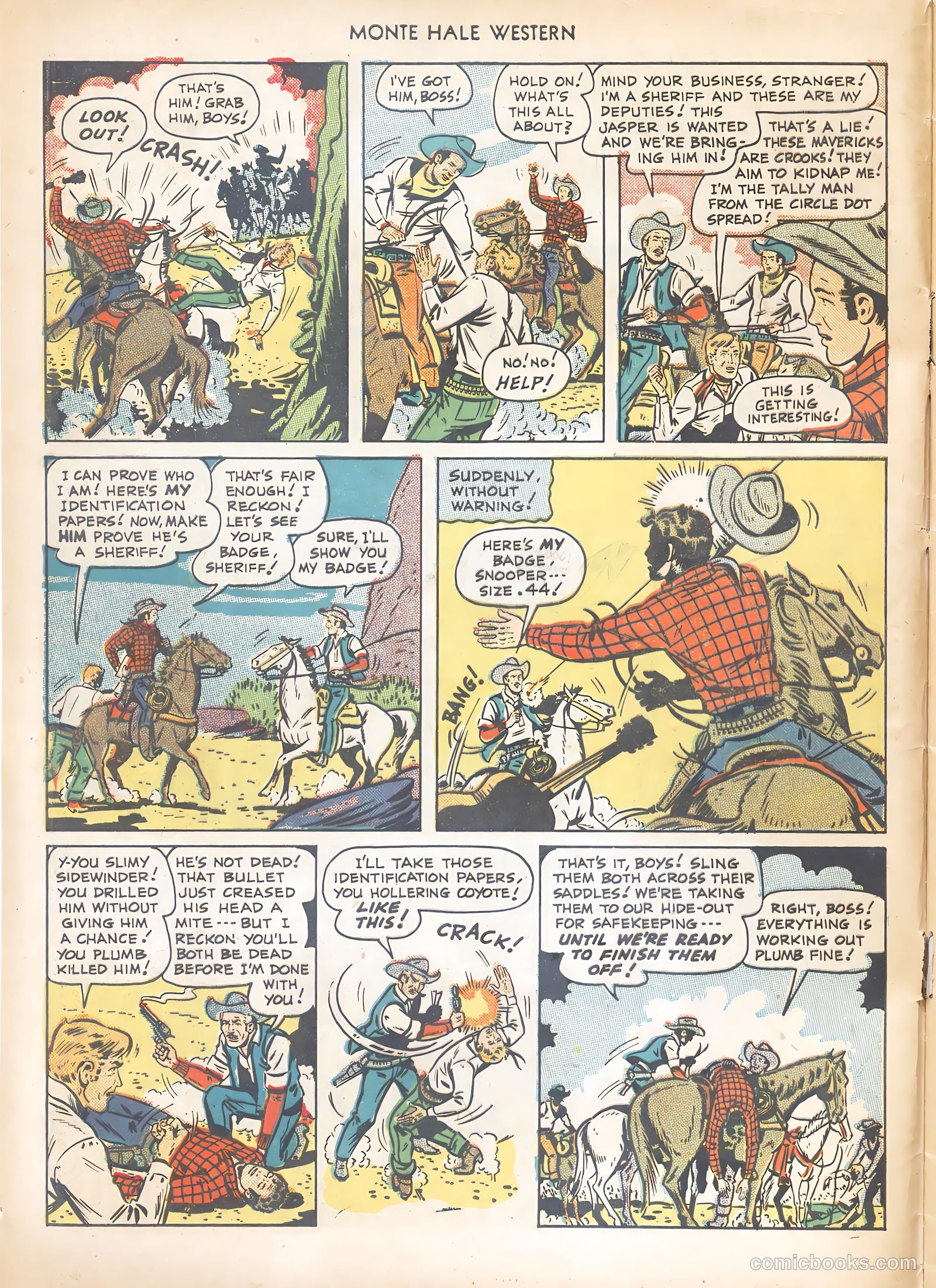 Monte Hale Western #49 — page 4 of 36