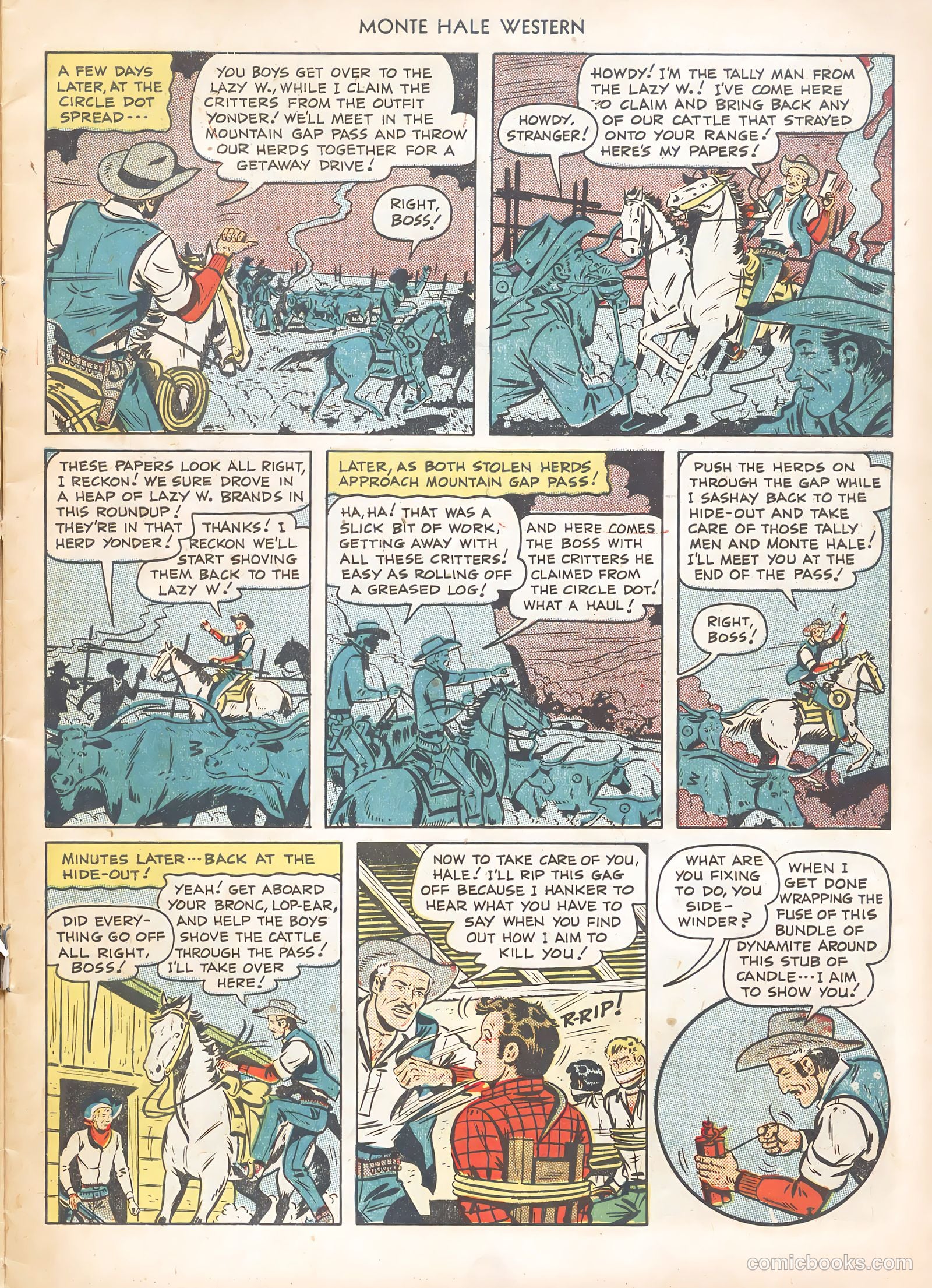 Monte Hale Western #49 — page 7 of 36