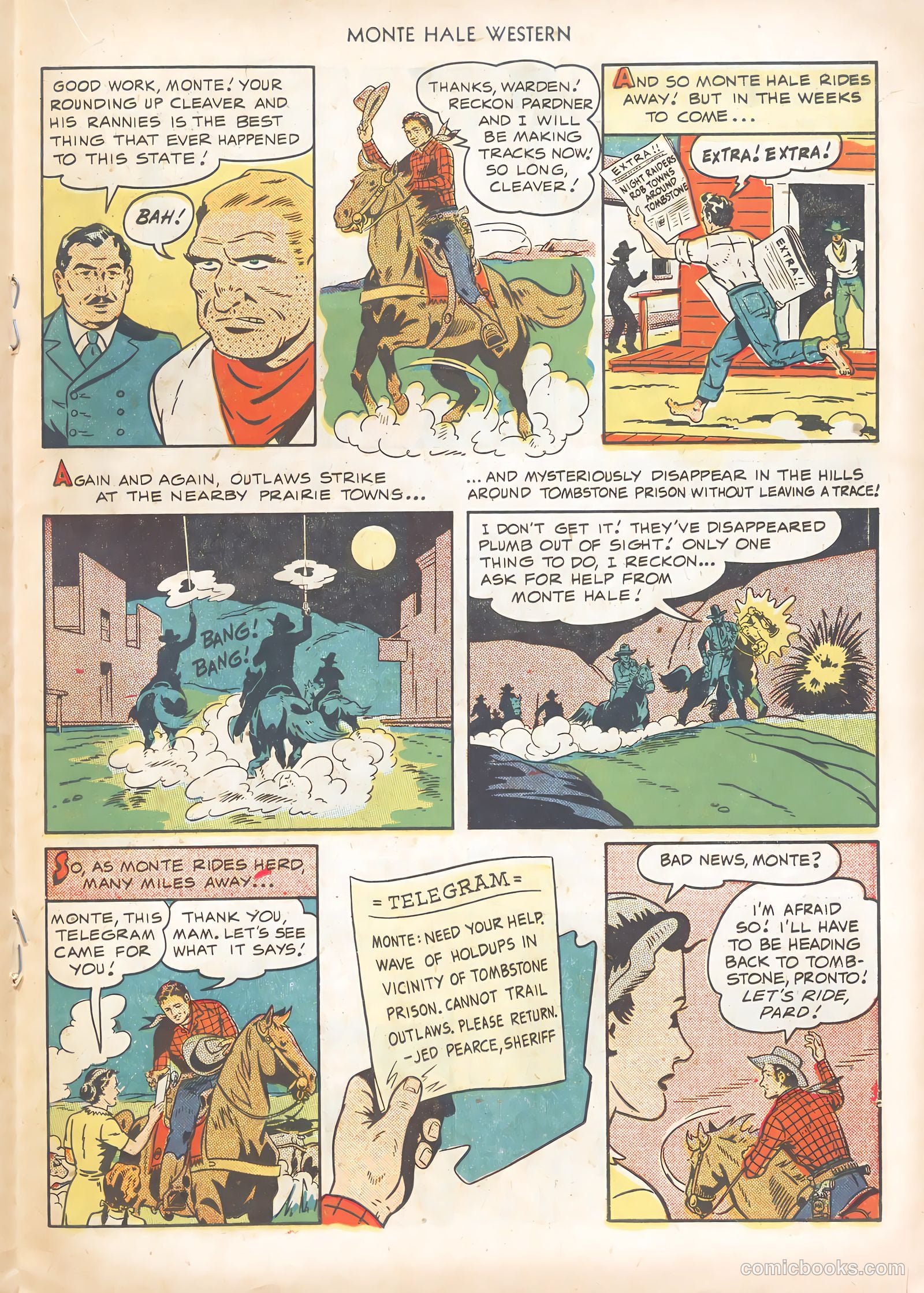 Monte Hale Western #49 — page 19 of 36