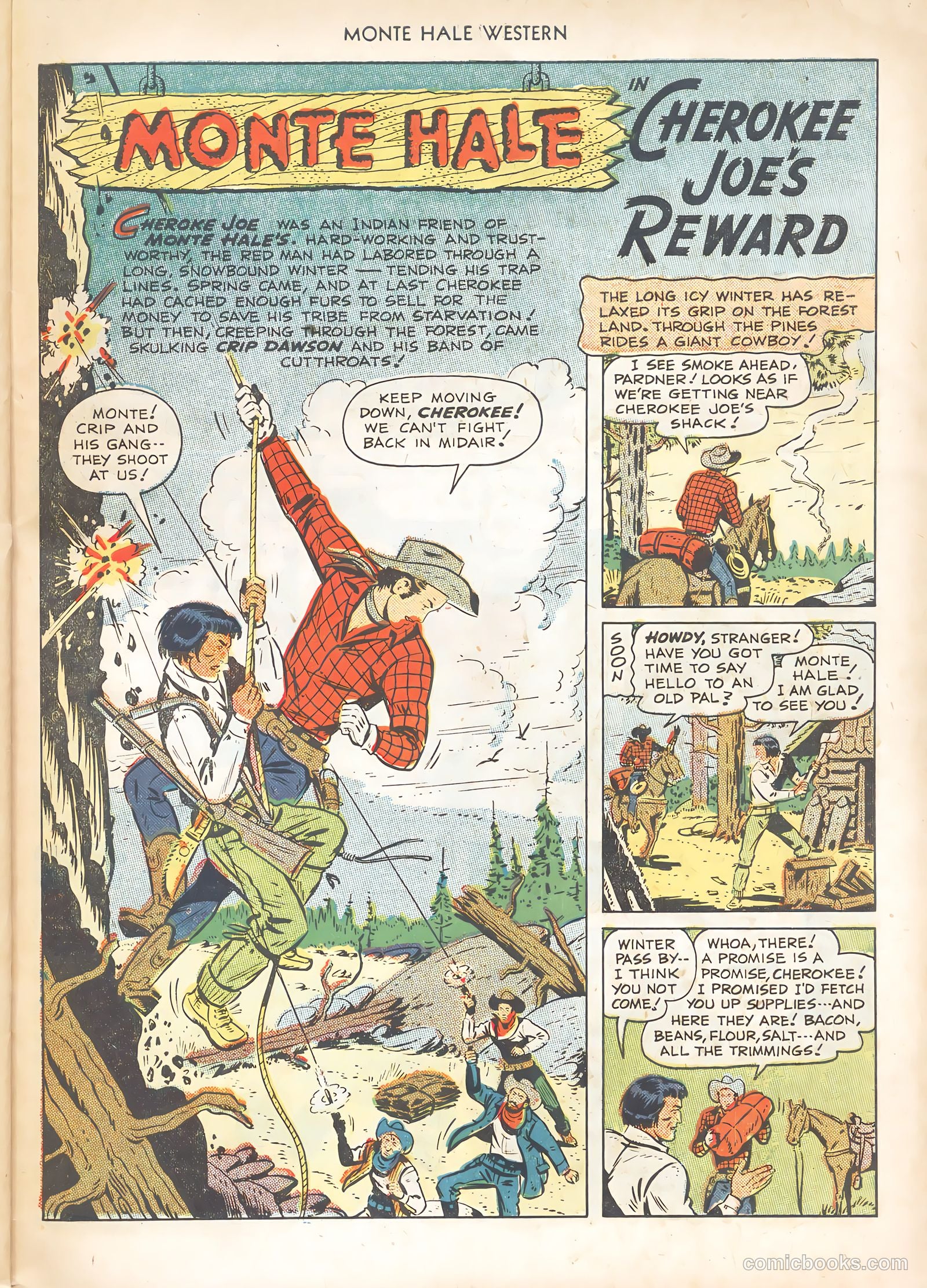 Monte Hale Western #49 — page 27 of 36