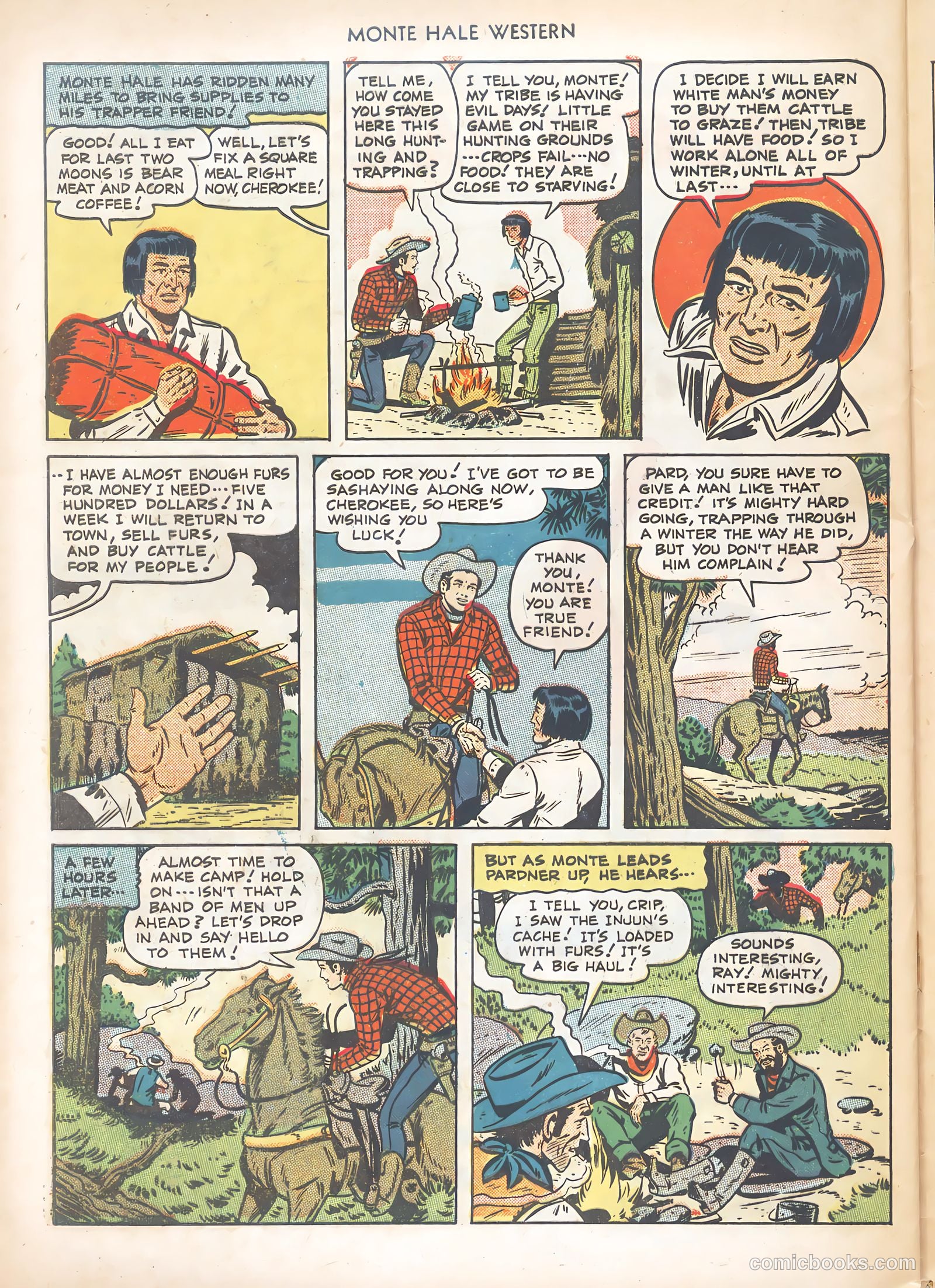 Monte Hale Western #49 — page 28 of 36