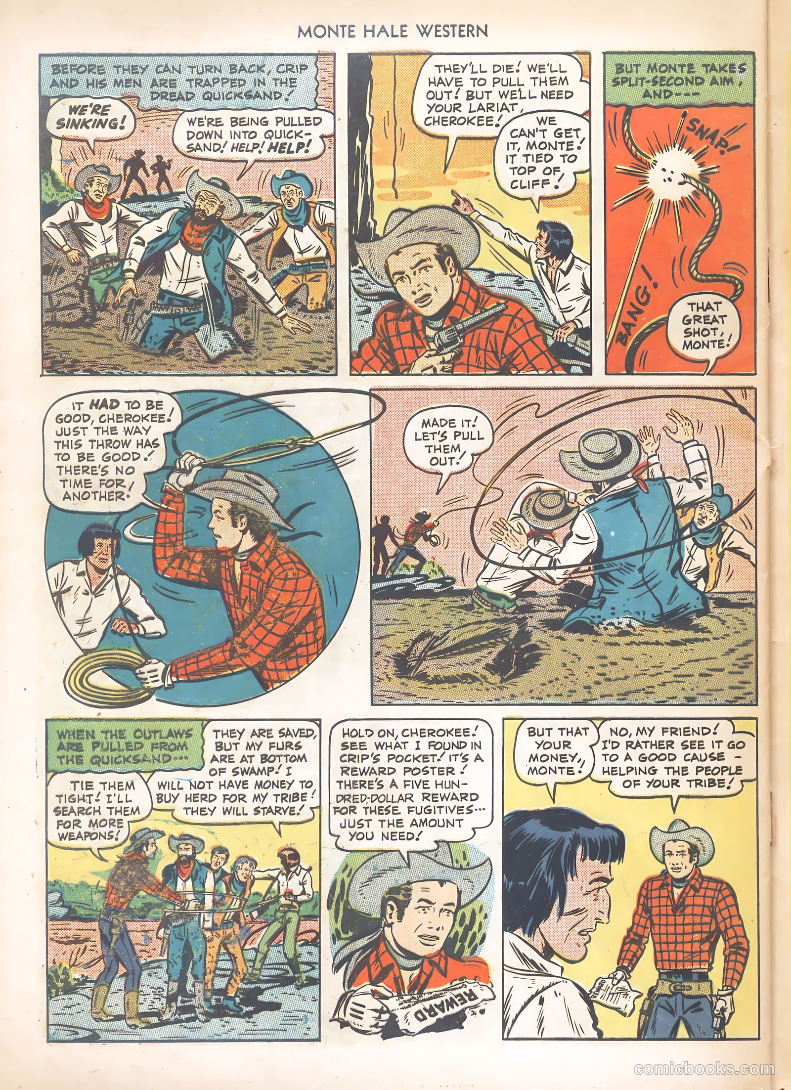 Monte Hale Western #49 — page 32 of 36