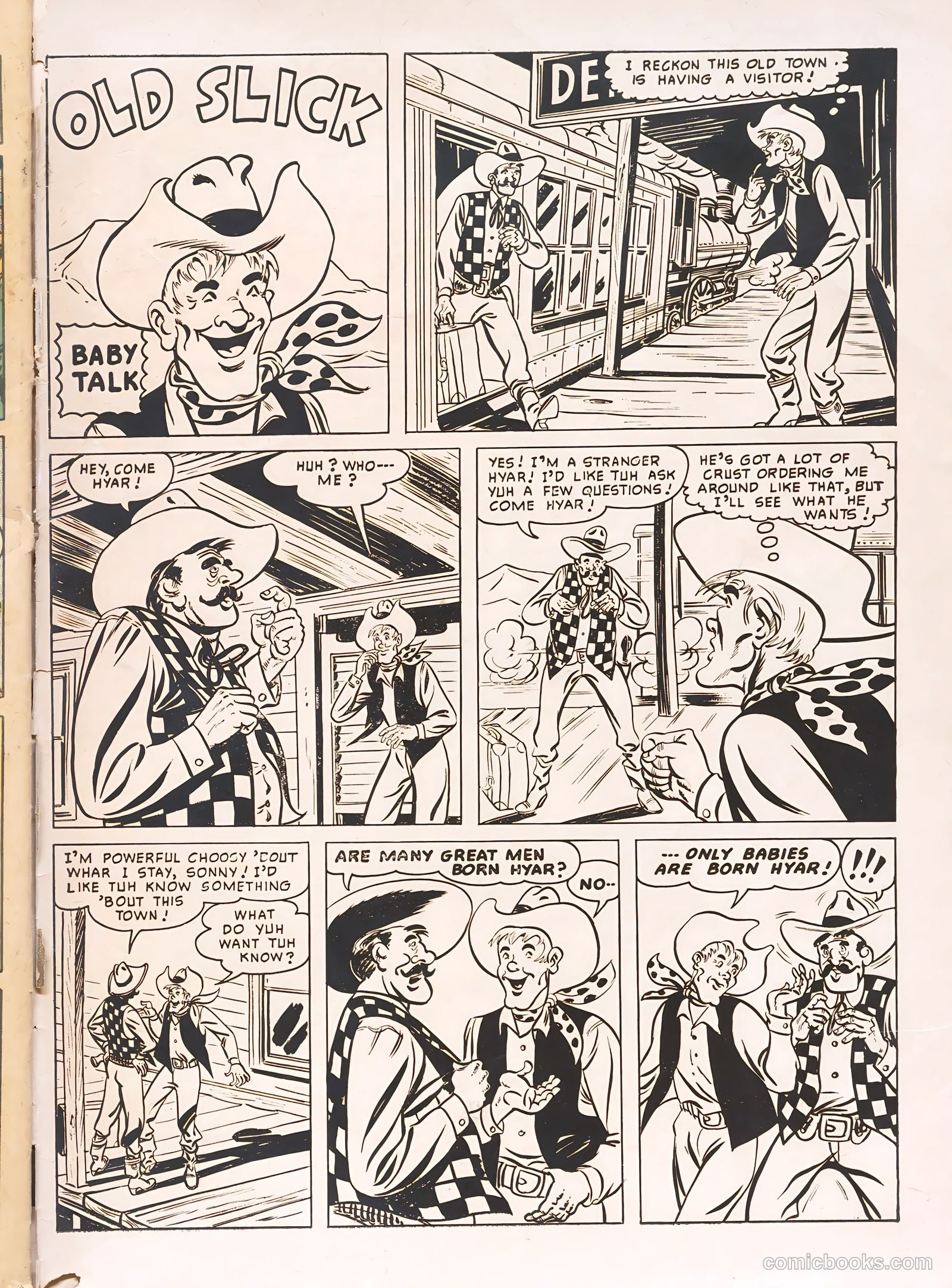 Monte Hale Western #49 — page 35 of 36
