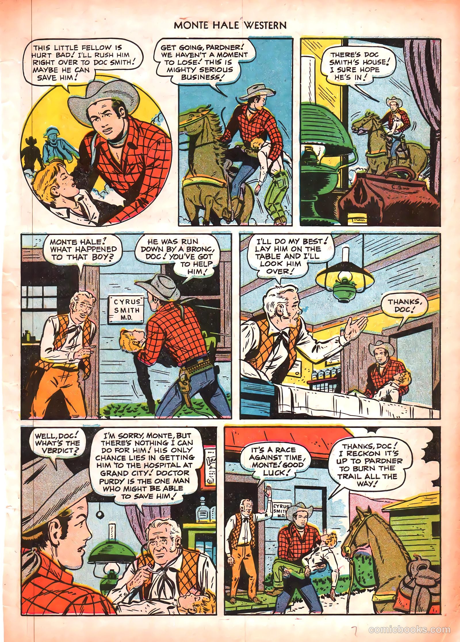 Monte Hale Western #50 — page 7 of 52