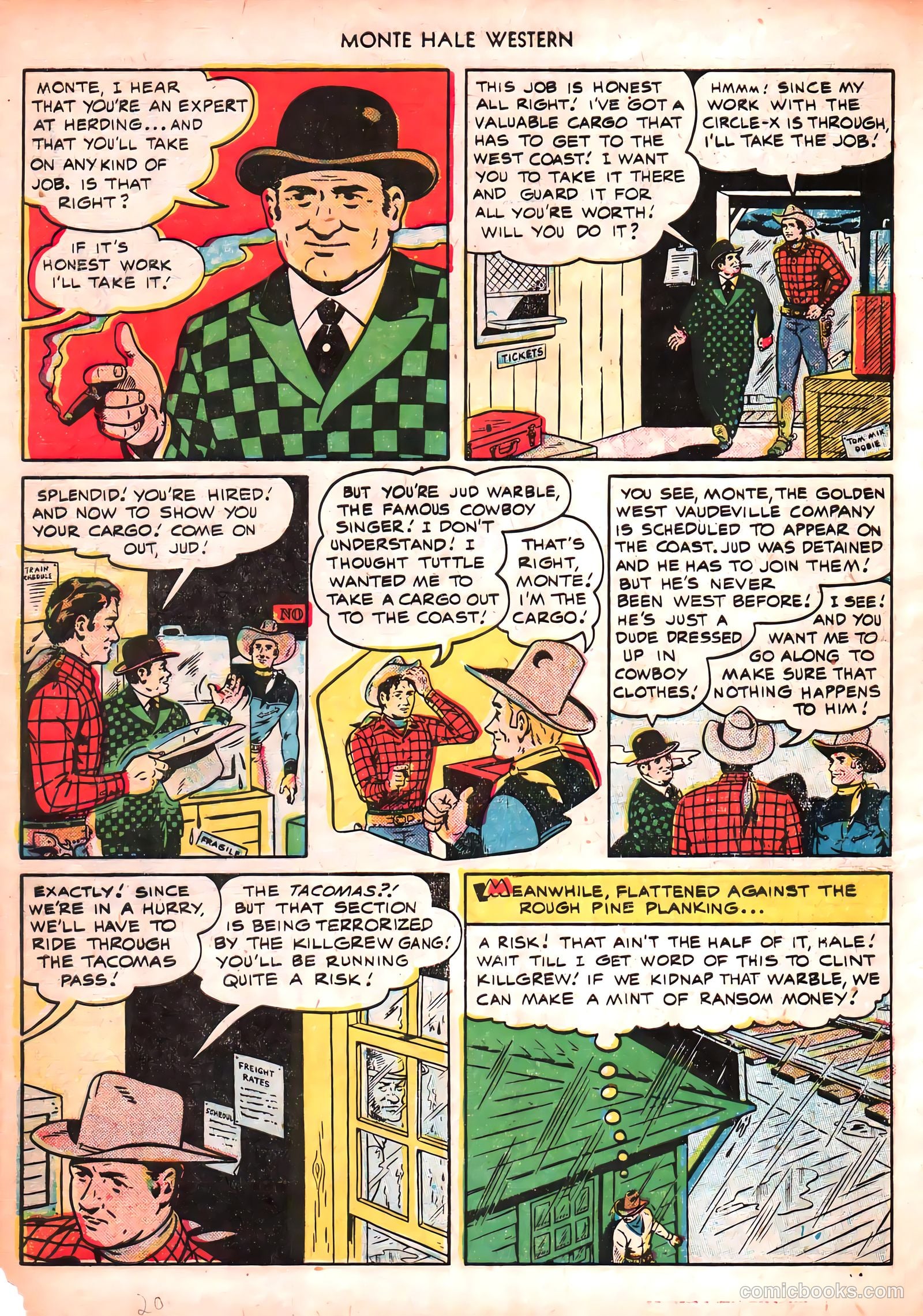 Monte Hale Western #50 — page 20 of 52
