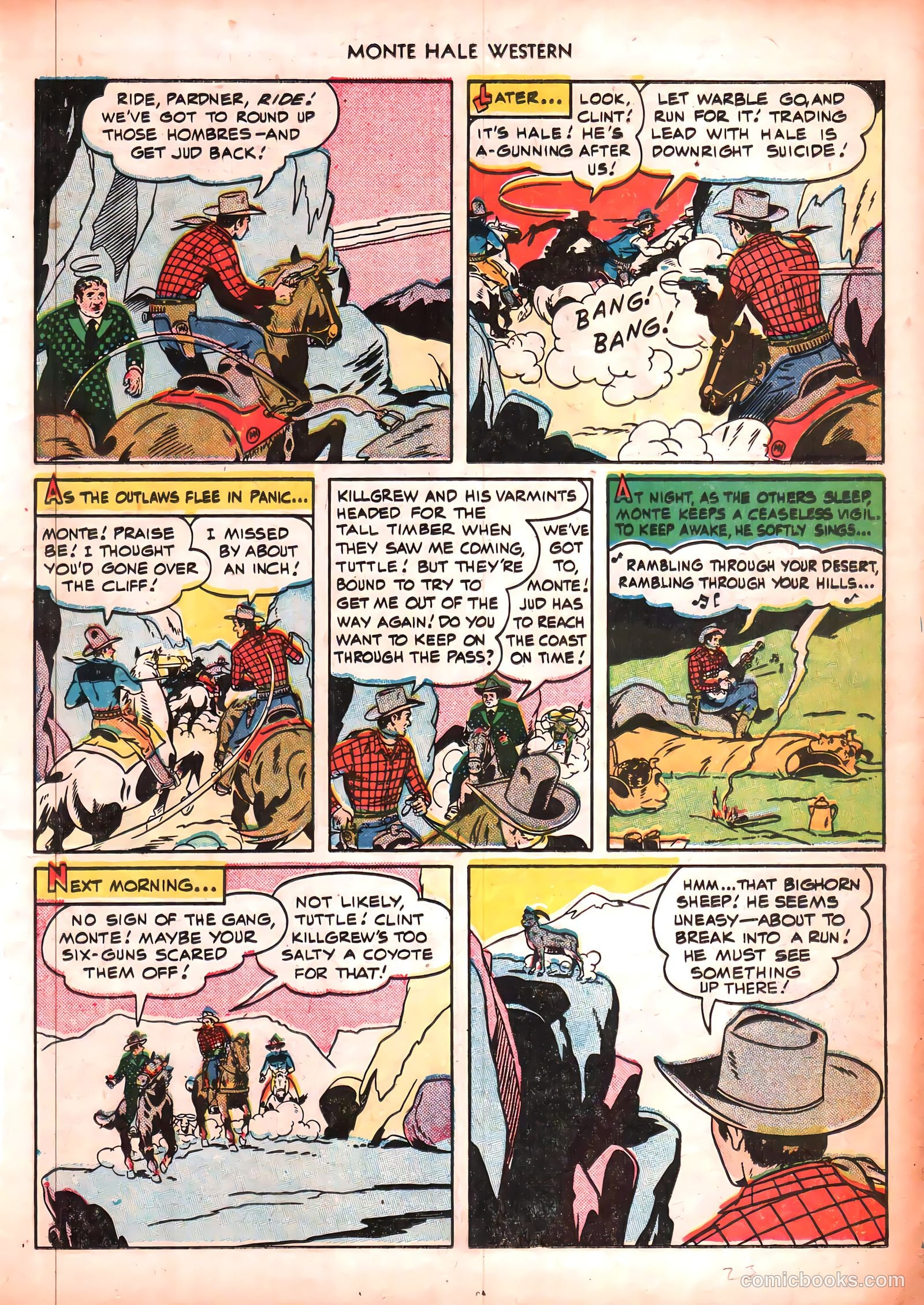 Monte Hale Western #50 — page 23 of 52