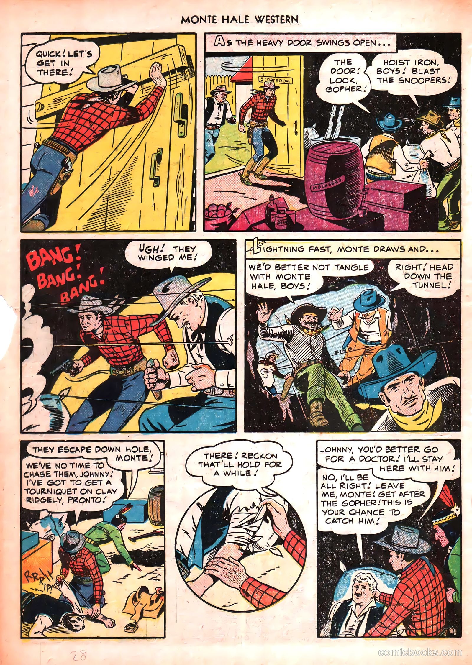 Monte Hale Western #50 — page 28 of 52