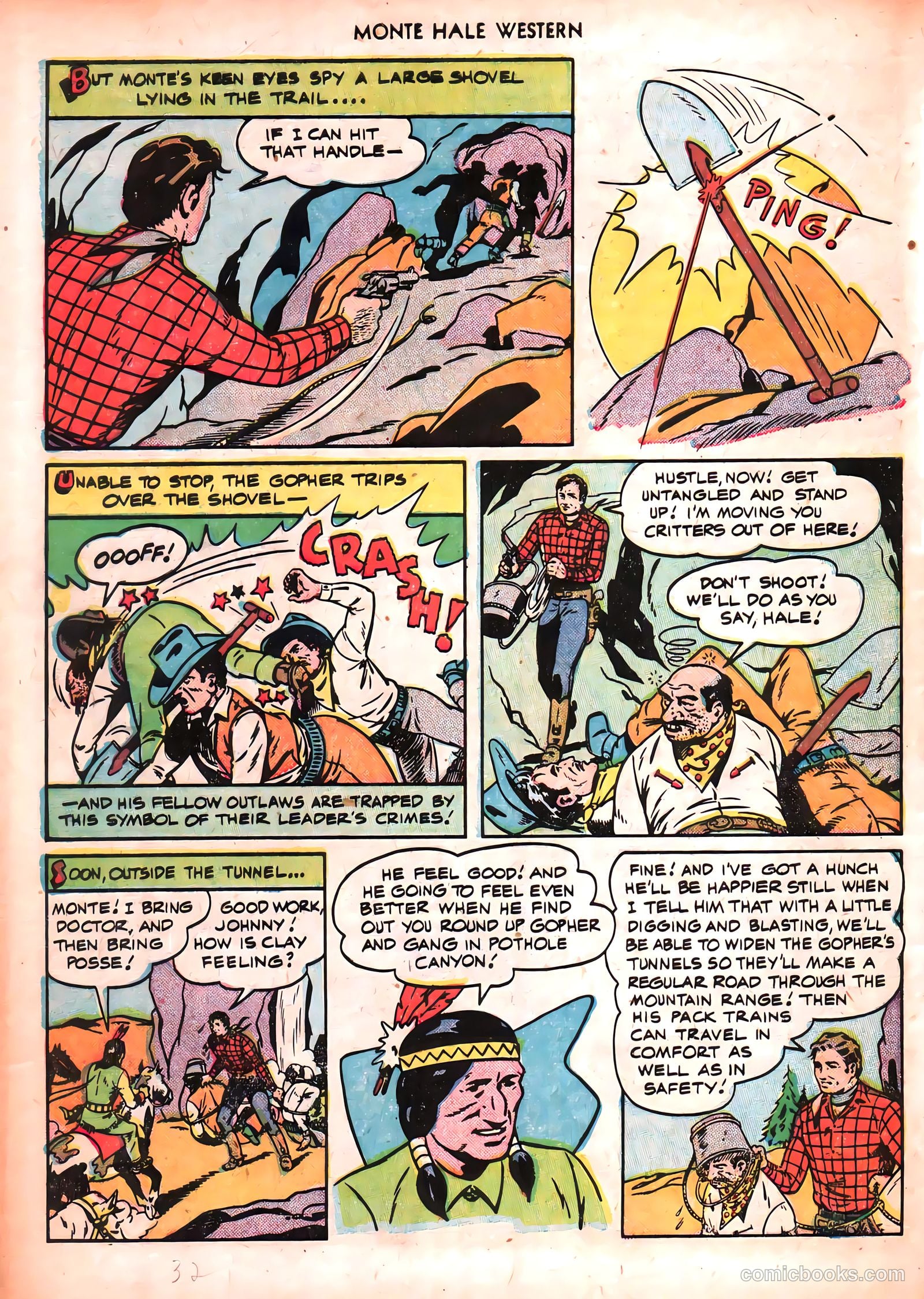 Monte Hale Western #50 — page 32 of 52