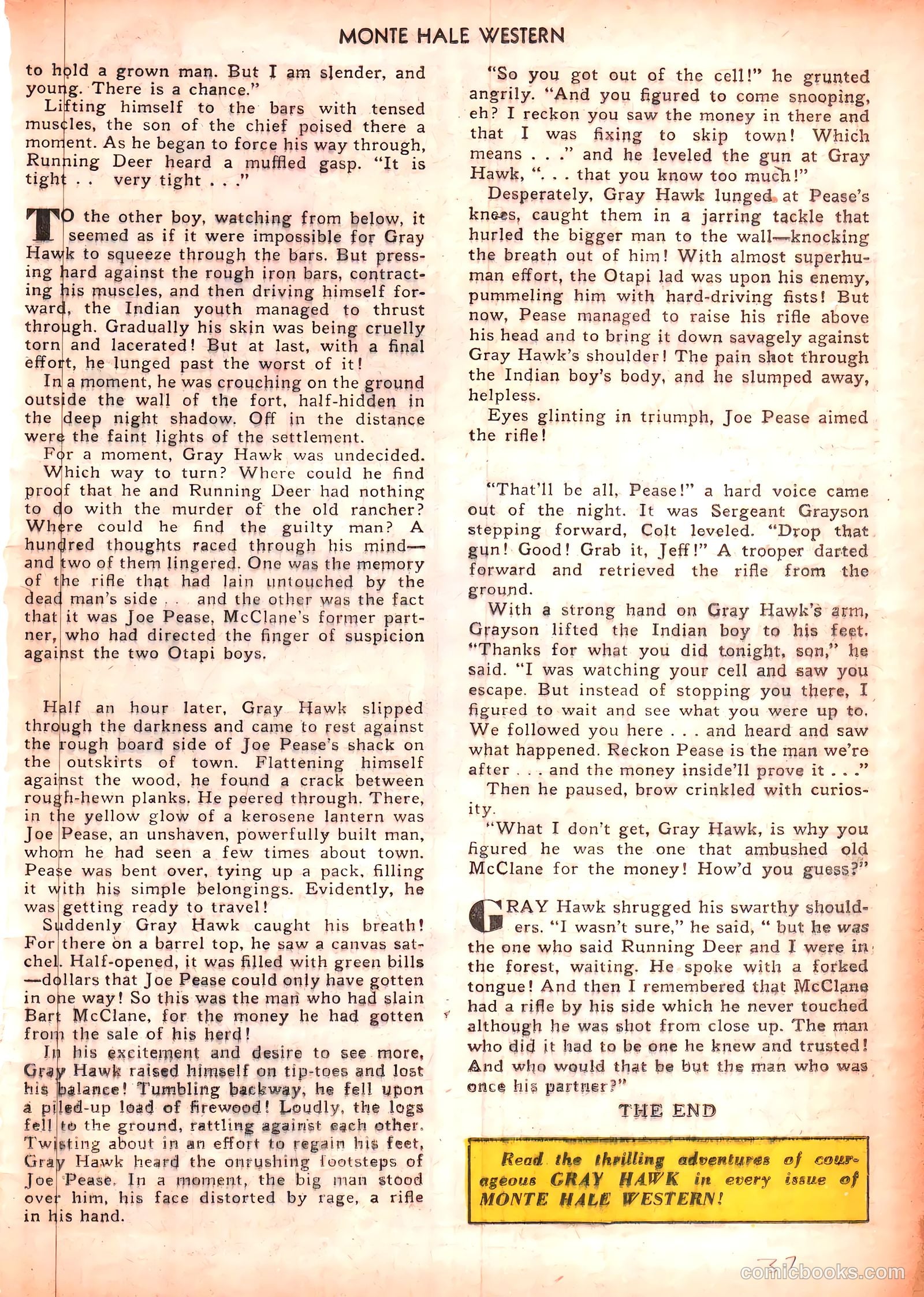 Monte Hale Western #50 — page 37 of 52