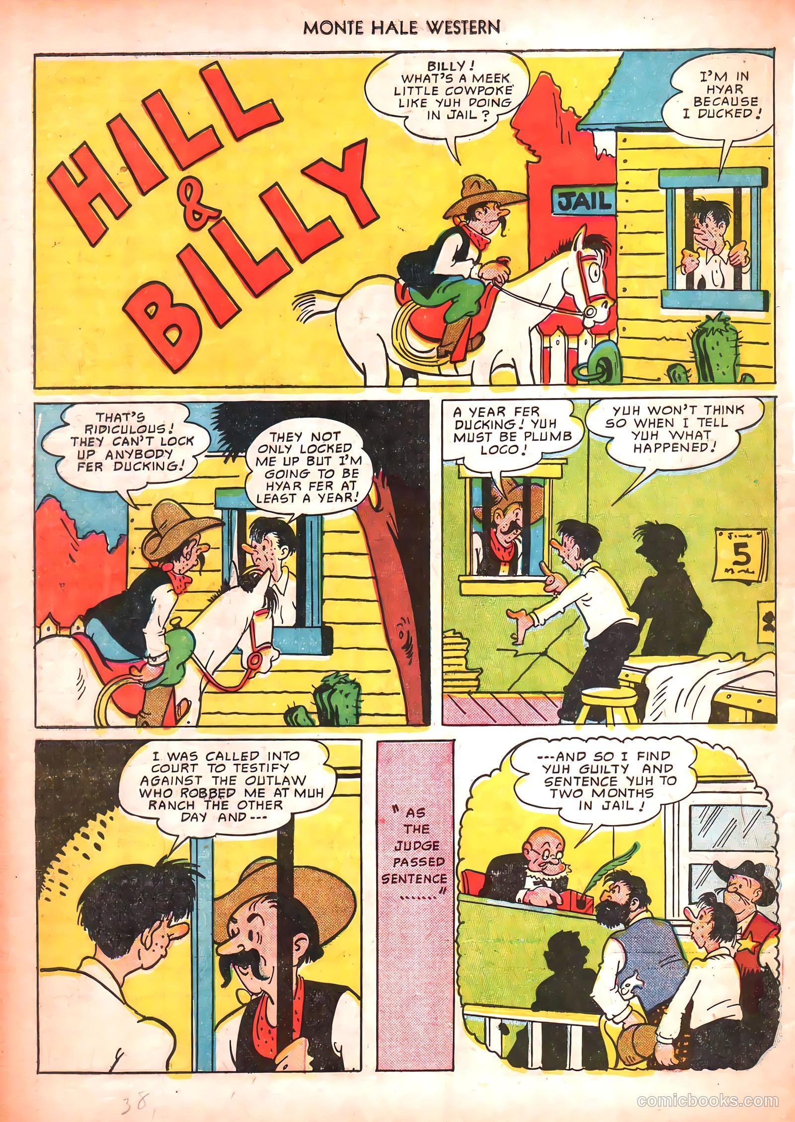 Monte Hale Western #50 — page 38 of 52