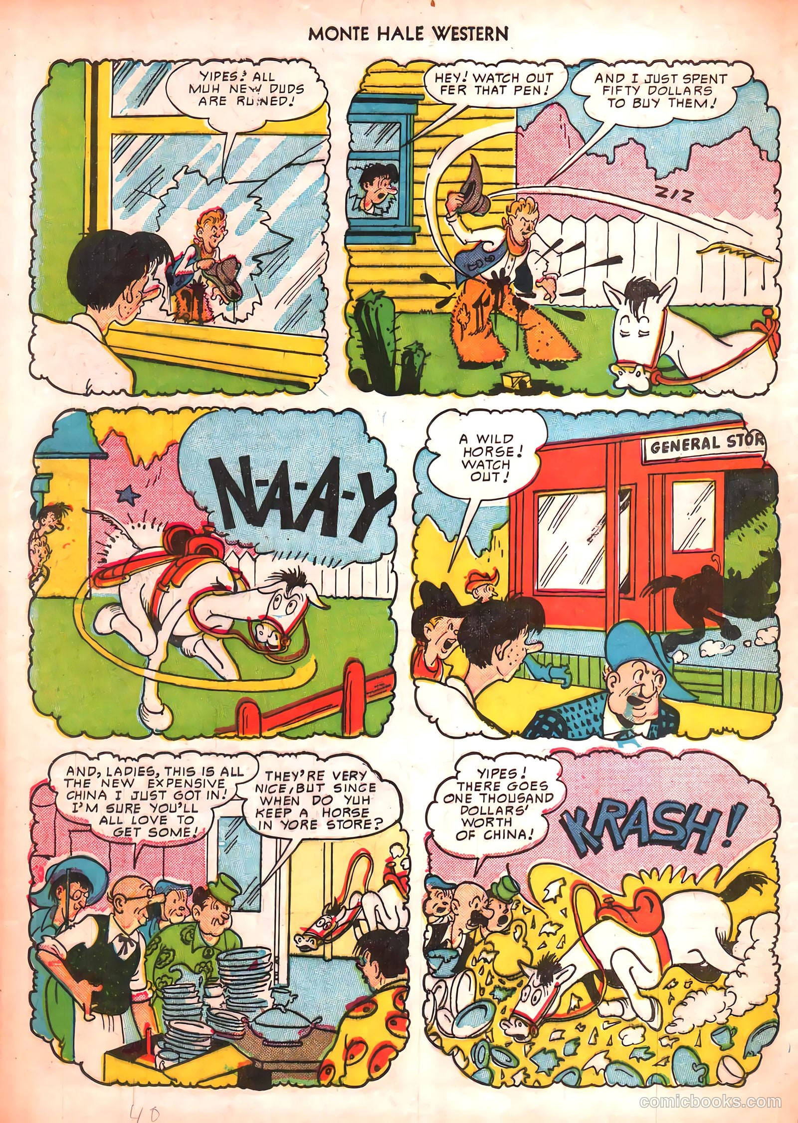 Monte Hale Western #50 — page 40 of 52