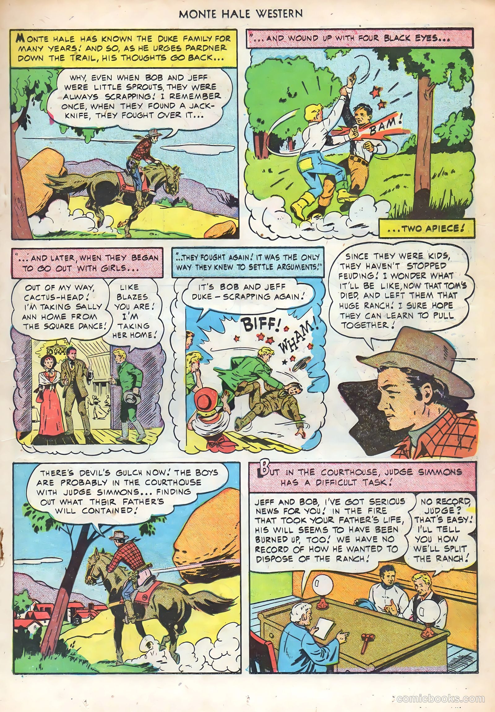 Monte Hale Western #51 — page 27 of 52