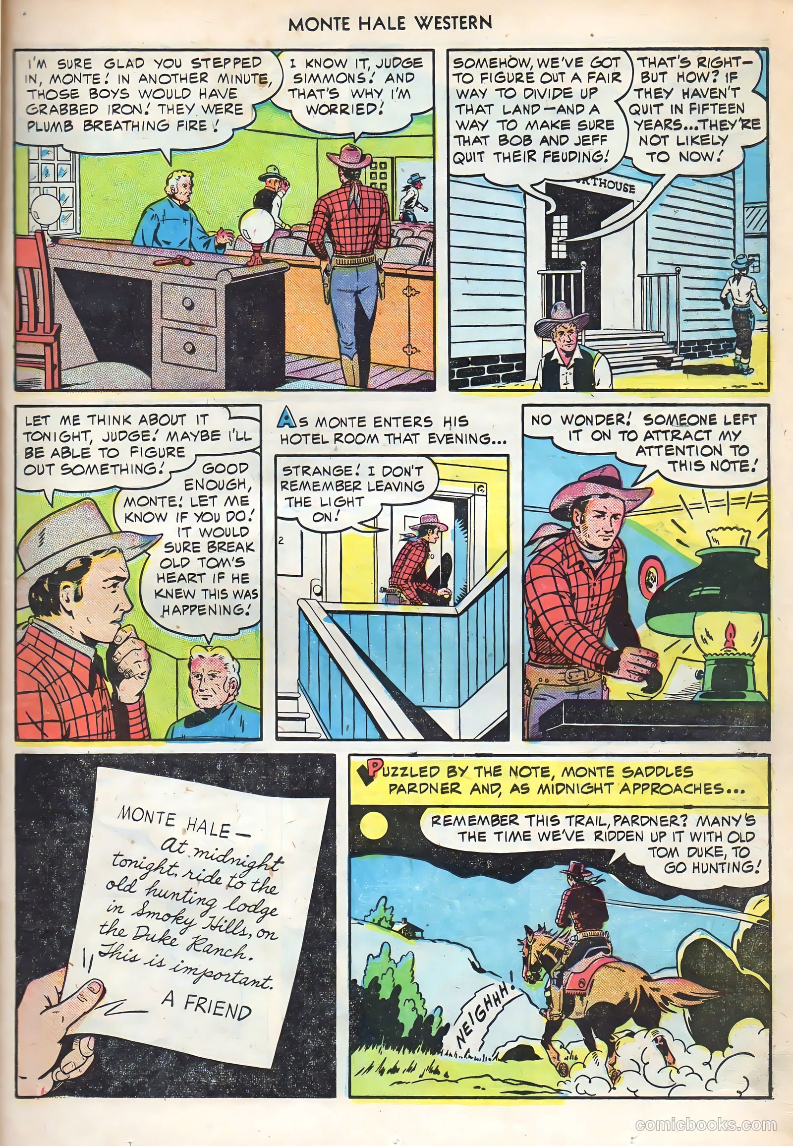 Monte Hale Western #51 — page 29 of 52