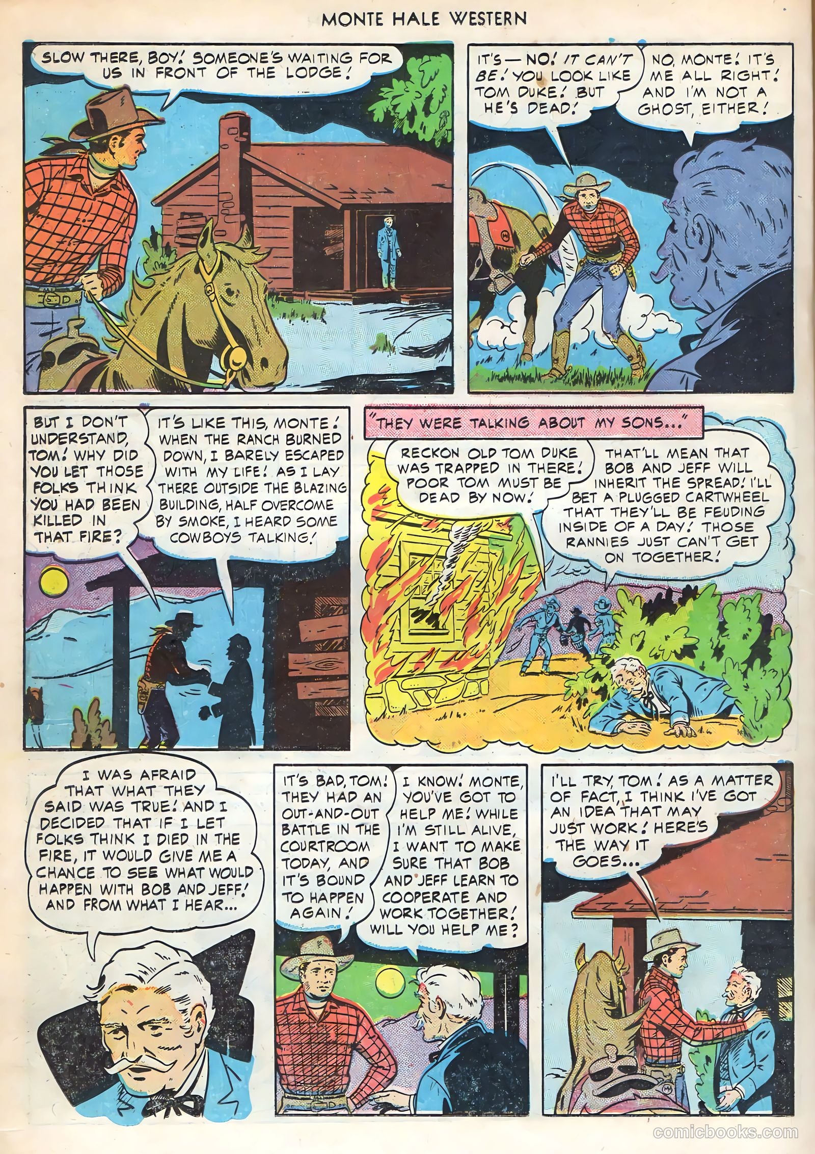 Monte Hale Western #51 — page 30 of 52