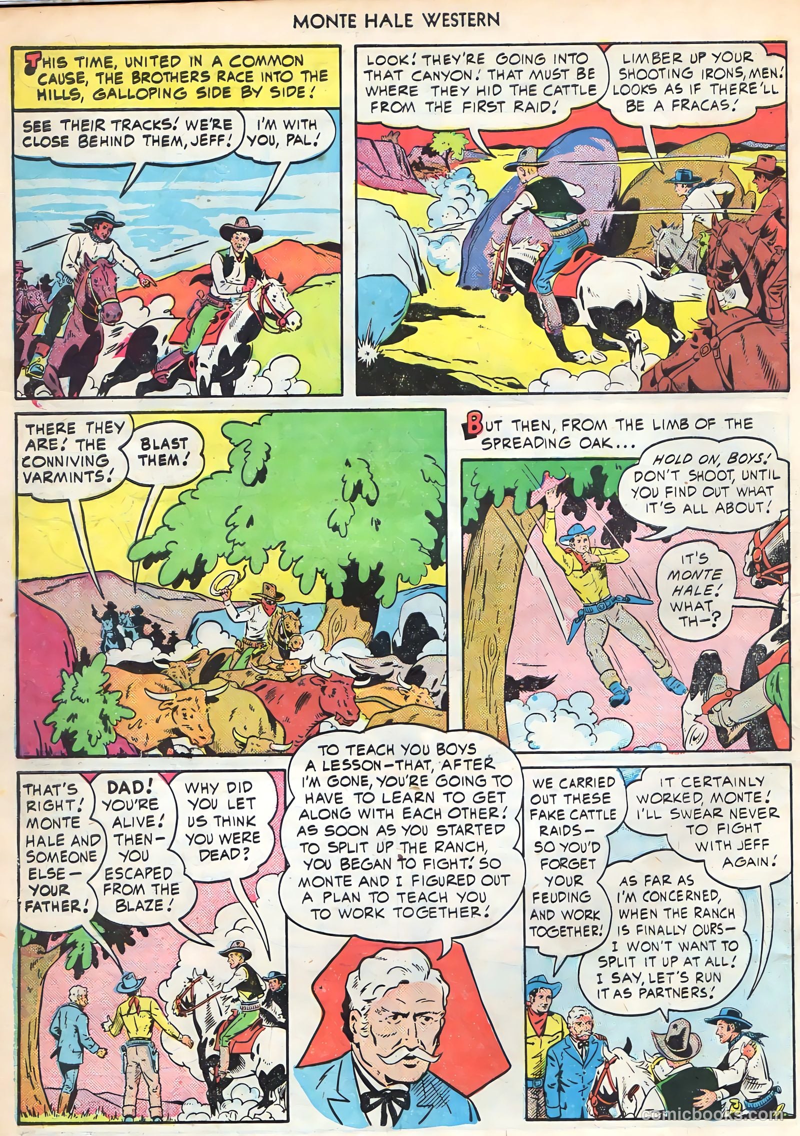Monte Hale Western #51 — page 32 of 52