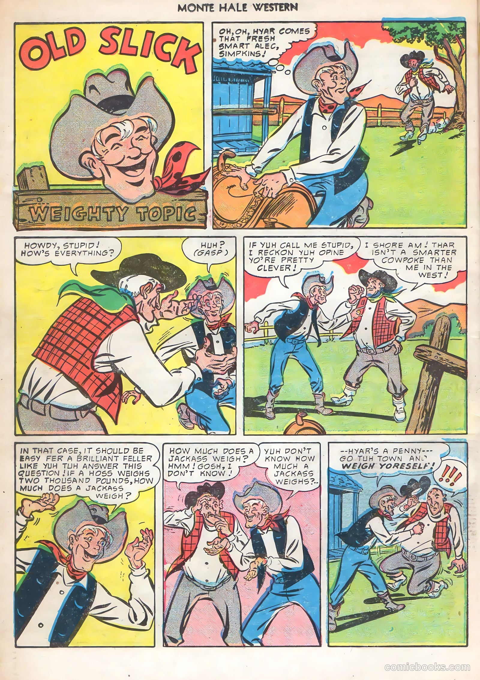 Monte Hale Western #51 — page 38 of 52