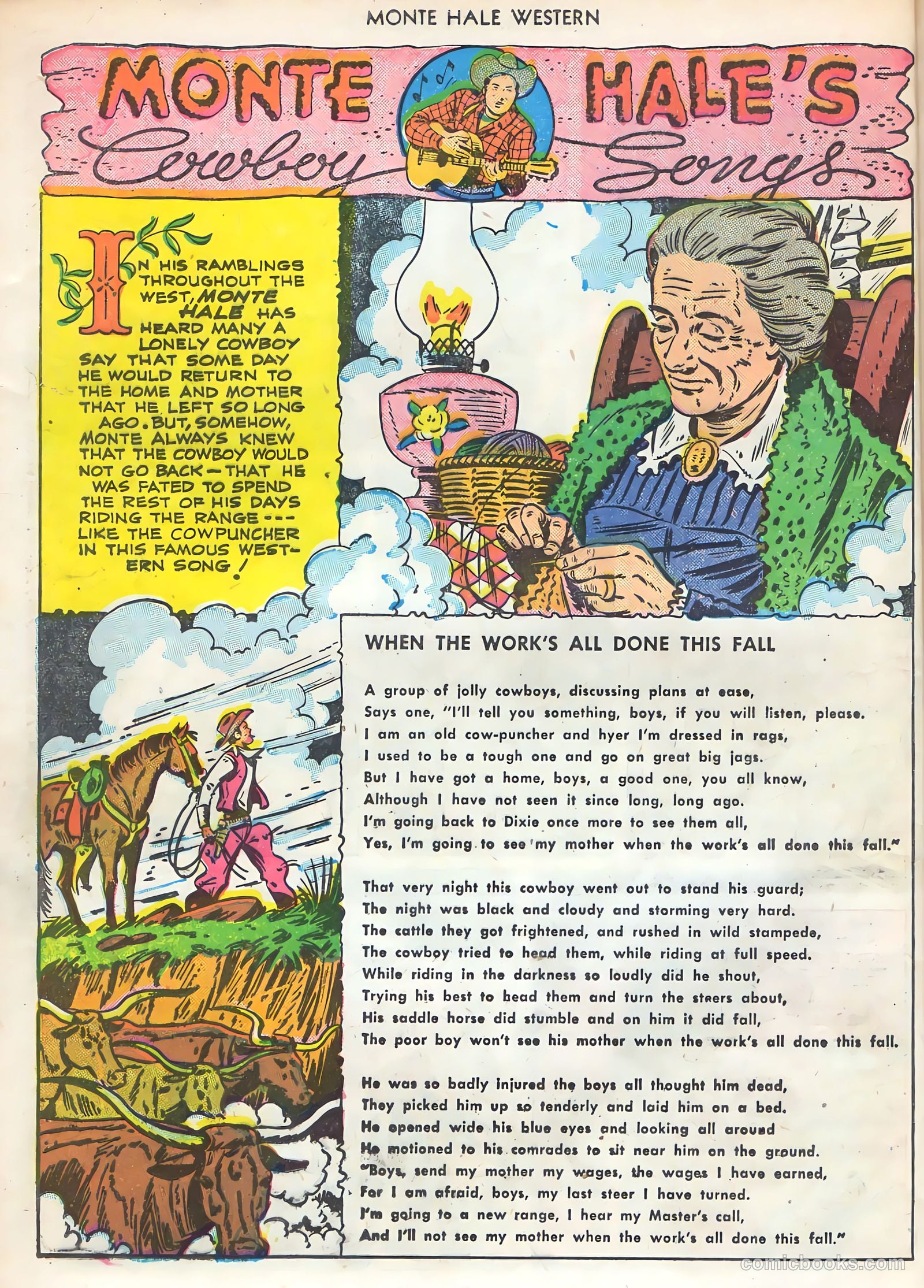 Monte Hale Western #51 — page 40 of 52