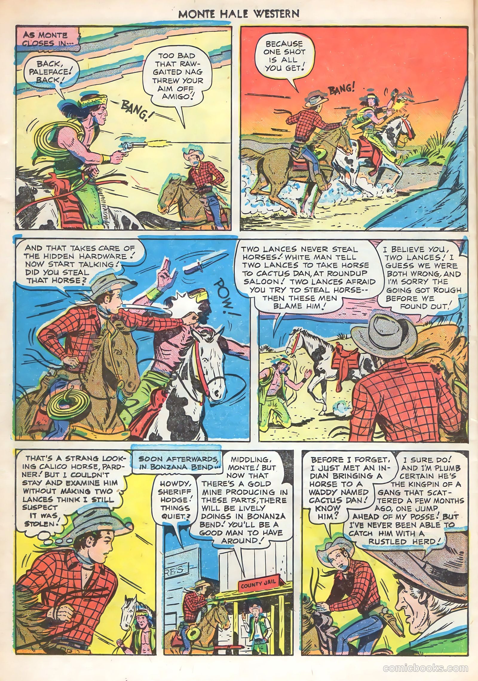 Monte Hale Western #51 — page 42 of 52