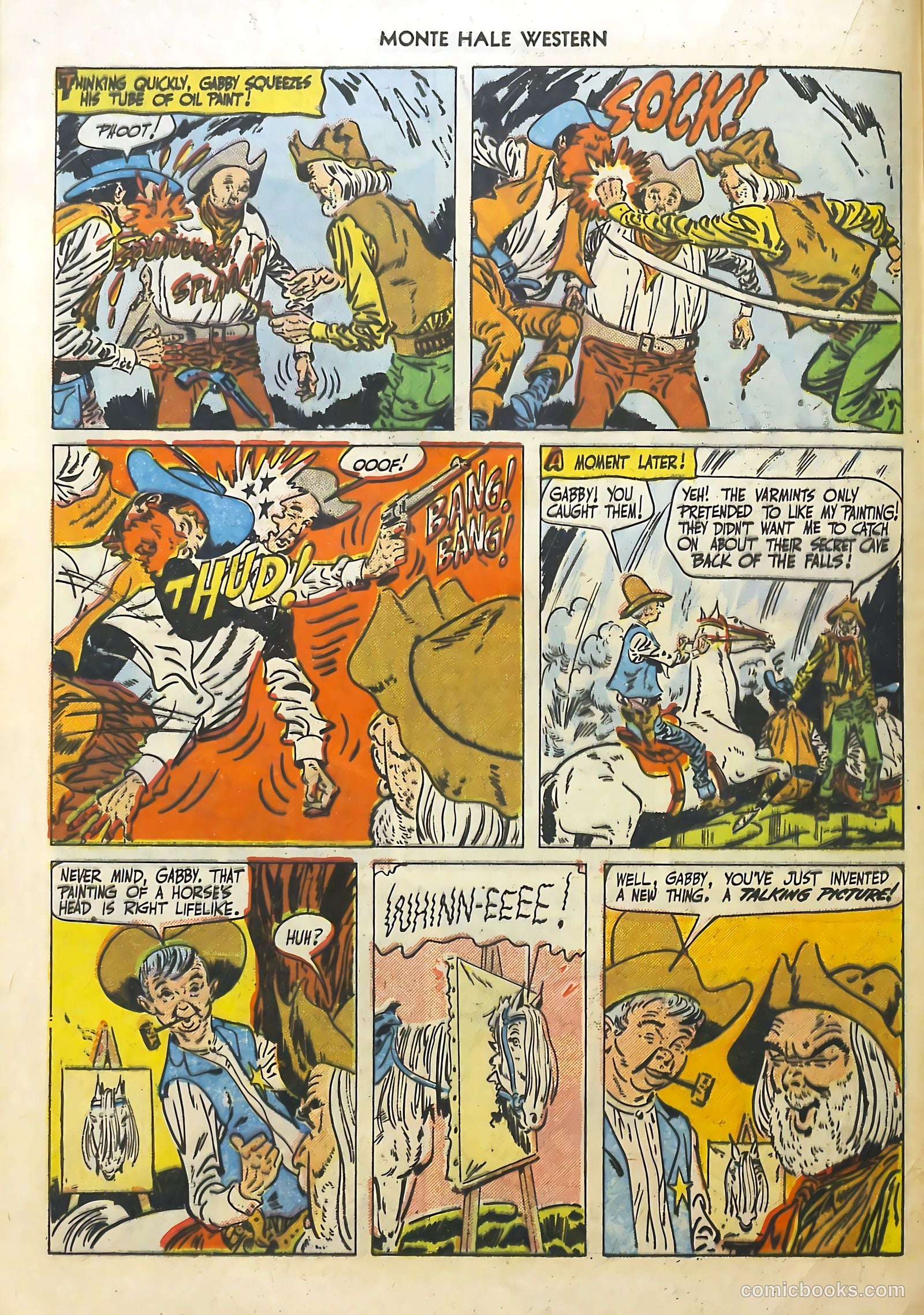 Monte Hale Western #52 — page 16 of 52