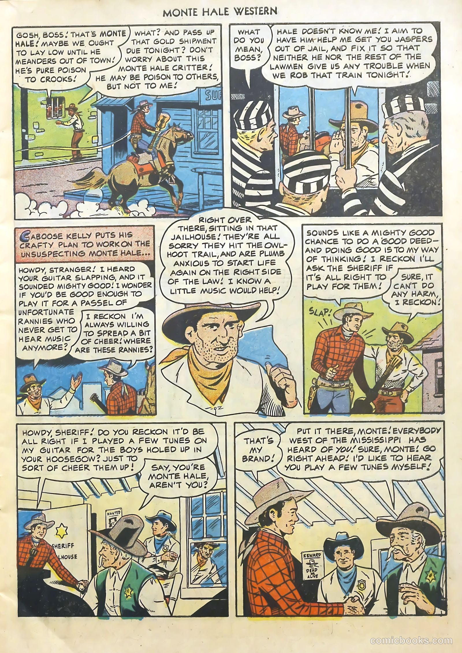 Monte Hale Western #52 — page 19 of 52