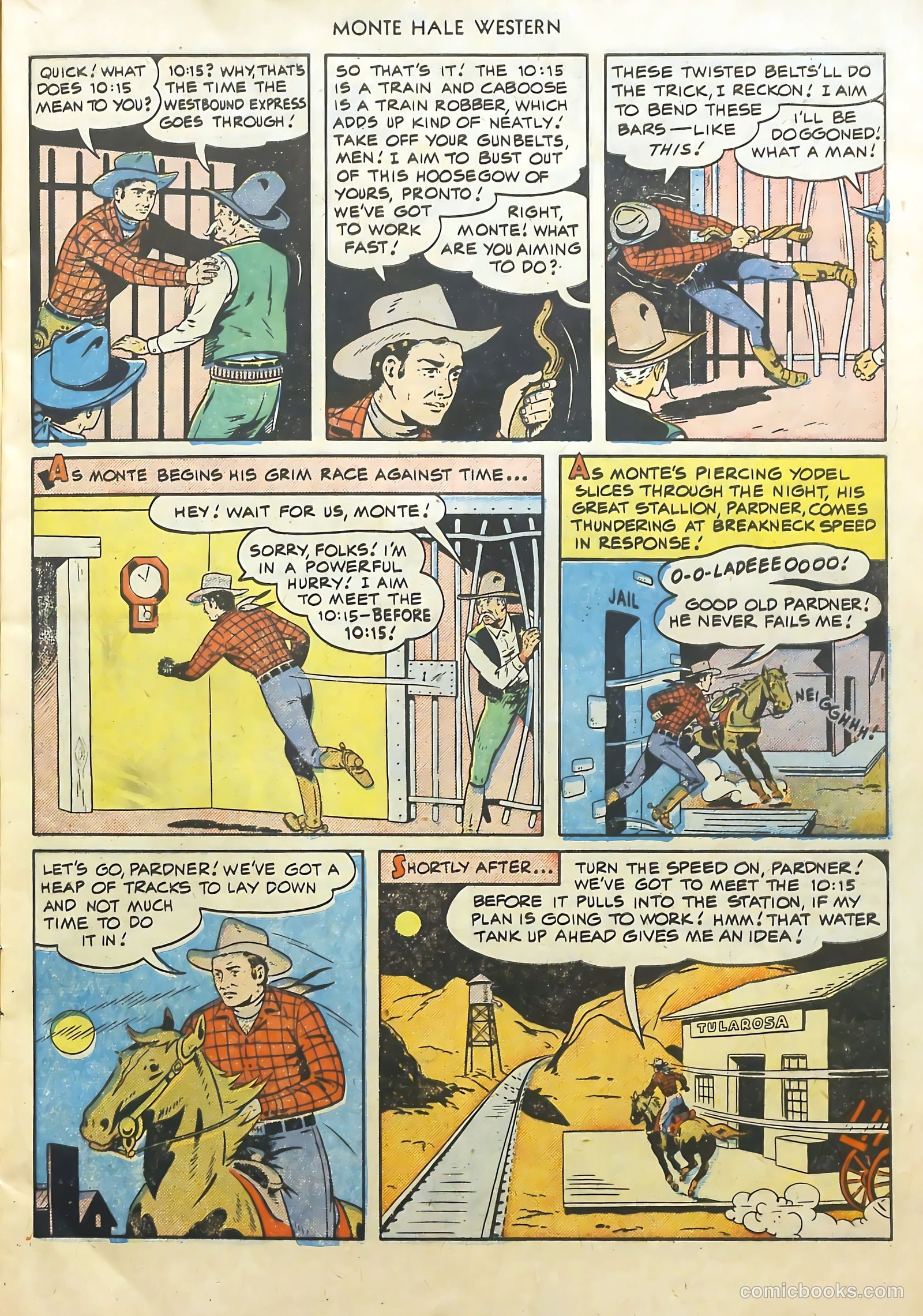 Monte Hale Western #52 — page 21 of 52