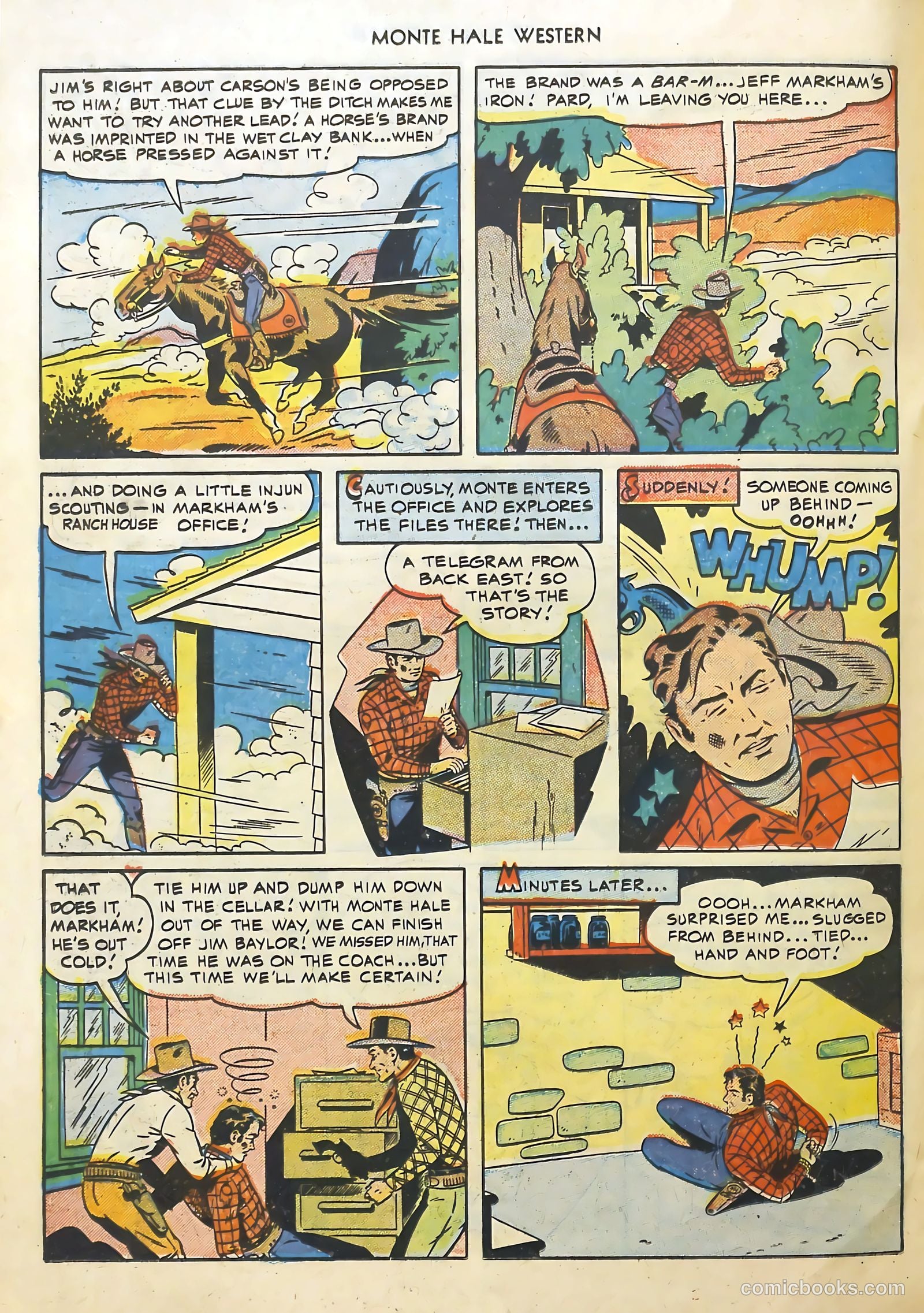 Monte Hale Western #52 — page 30 of 52