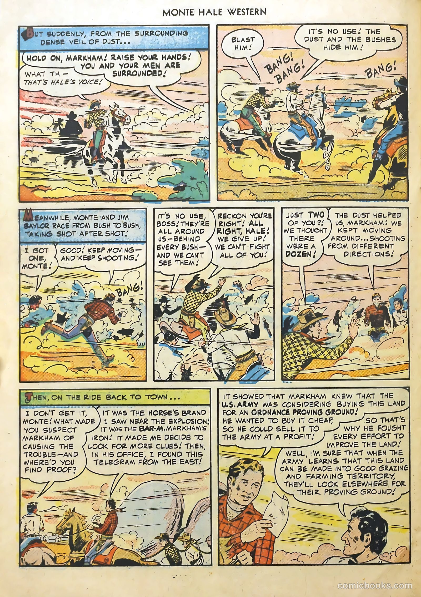 Monte Hale Western #52 — page 32 of 52
