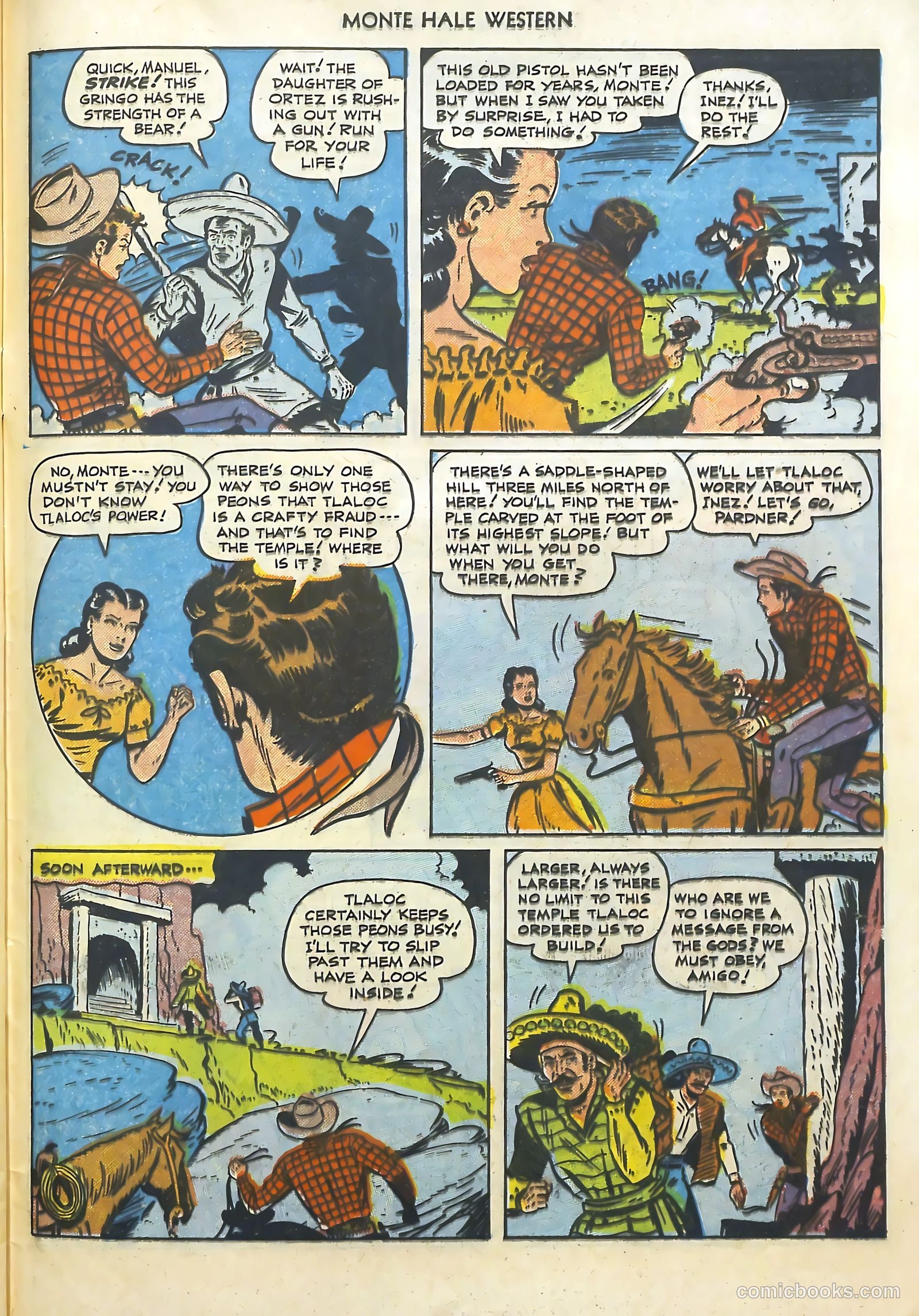 Monte Hale Western #52 — page 45 of 52