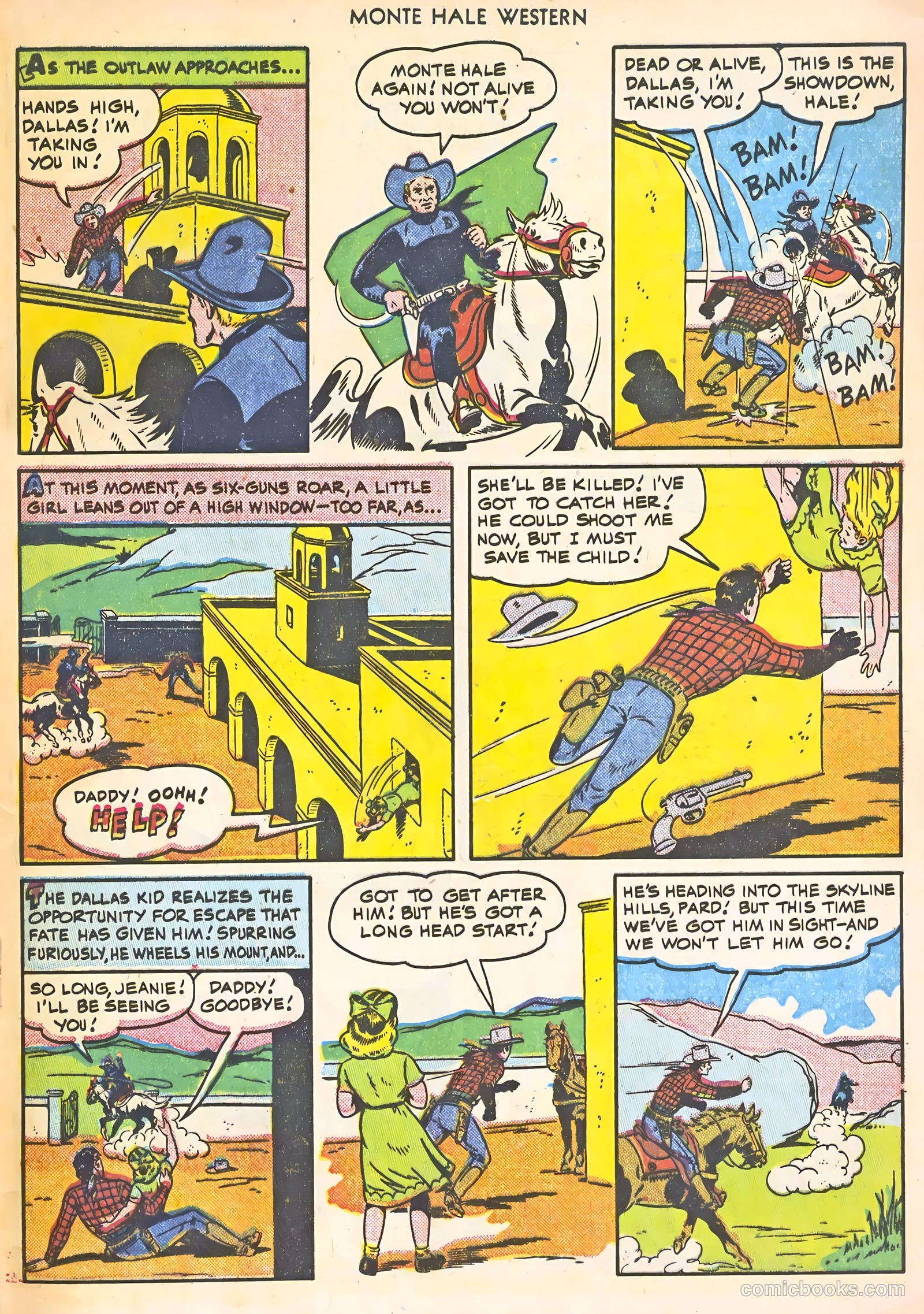 Monte Hale Western #53 — page 21 of 36