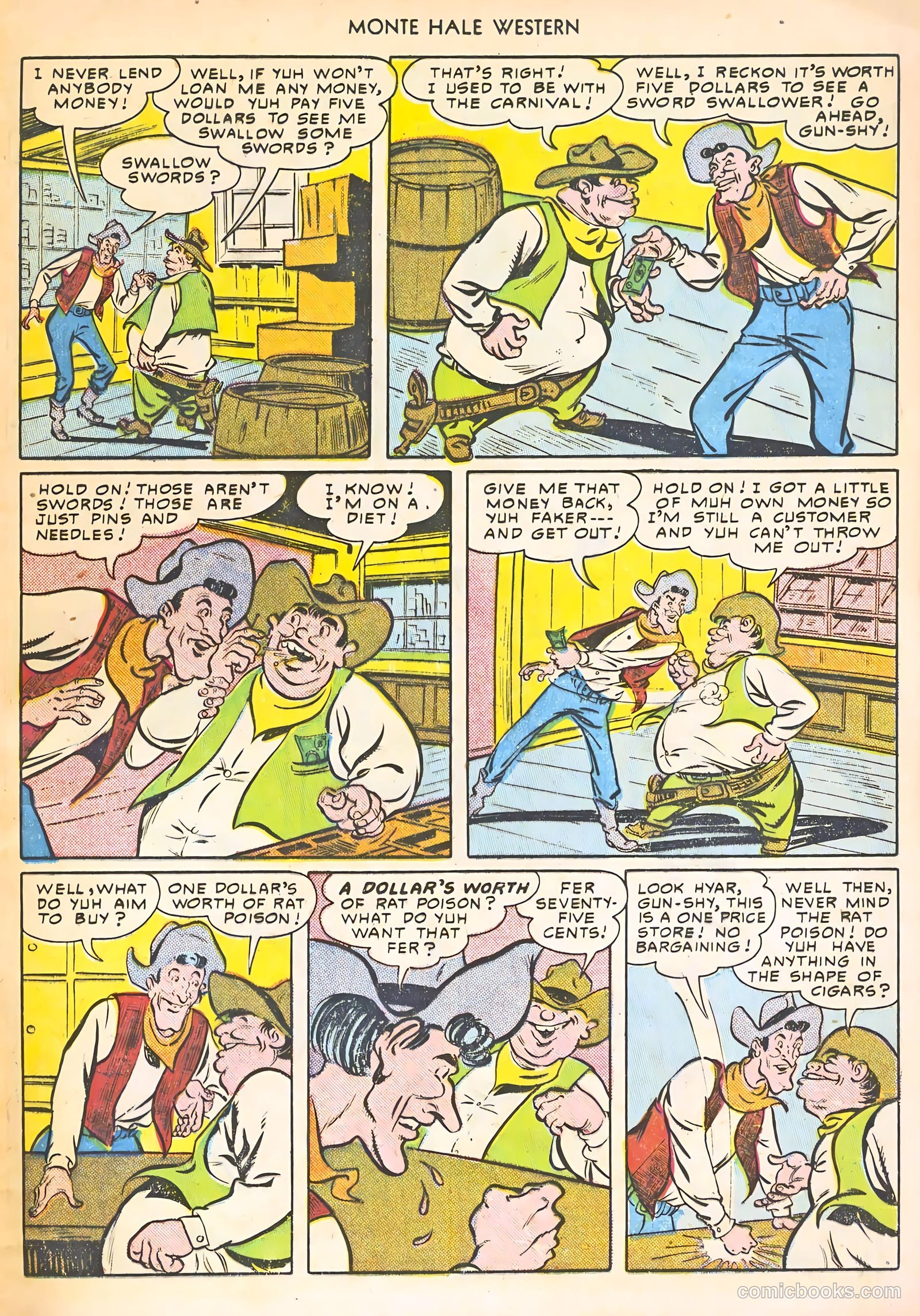 Monte Hale Western #53 — page 25 of 36