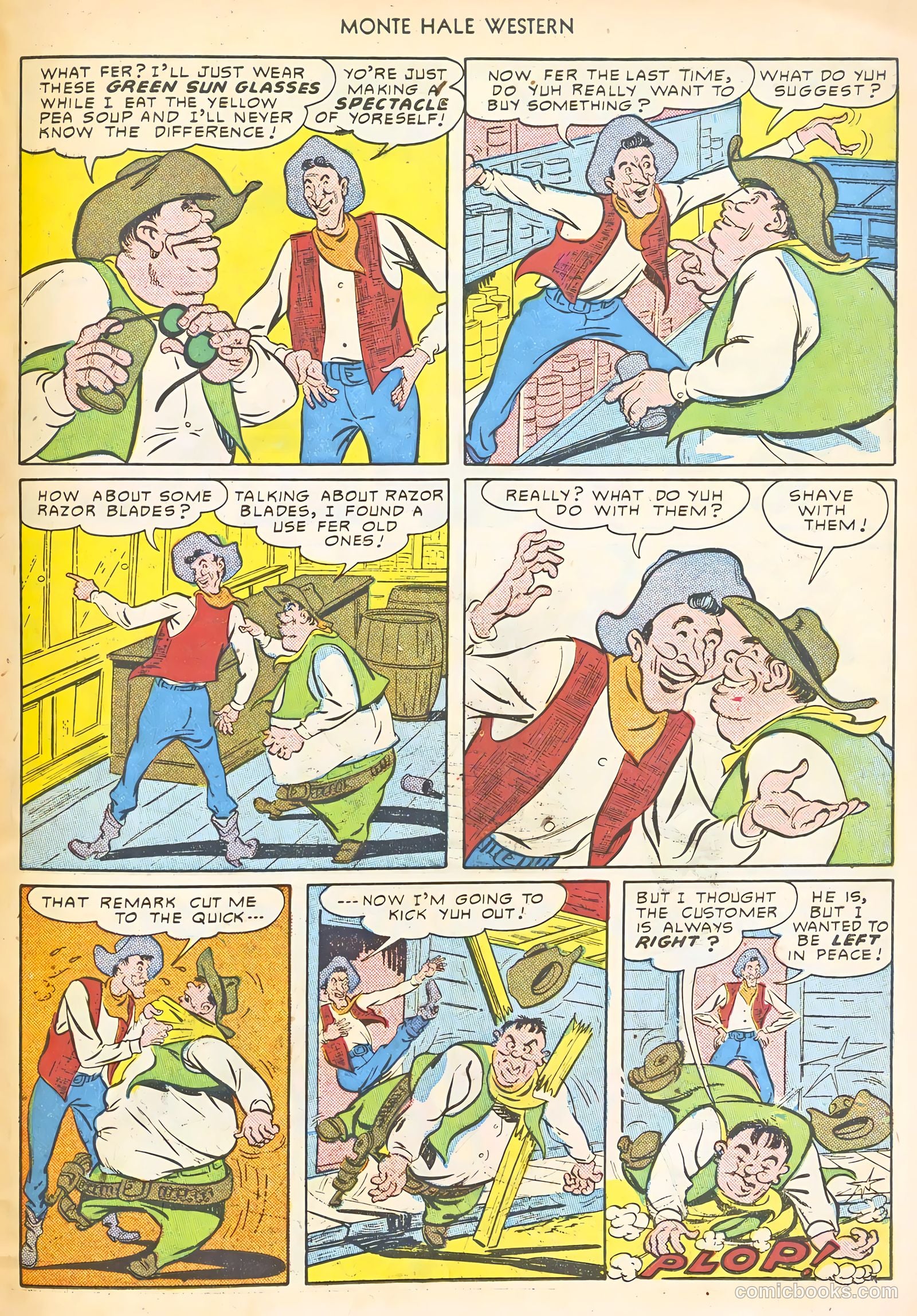 Monte Hale Western #53 — page 27 of 36