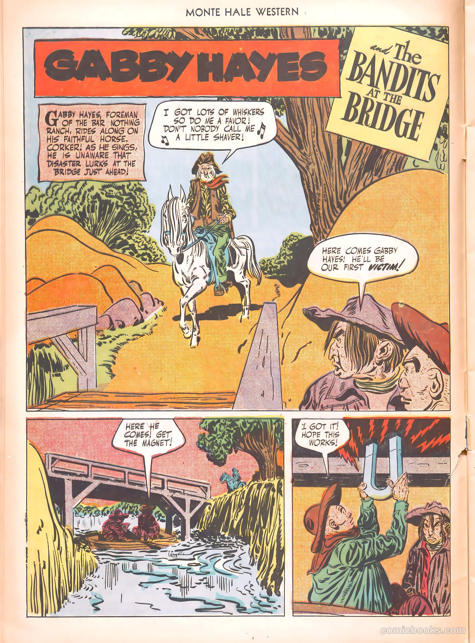 Monte Hale Western #54 — page 16 of 52