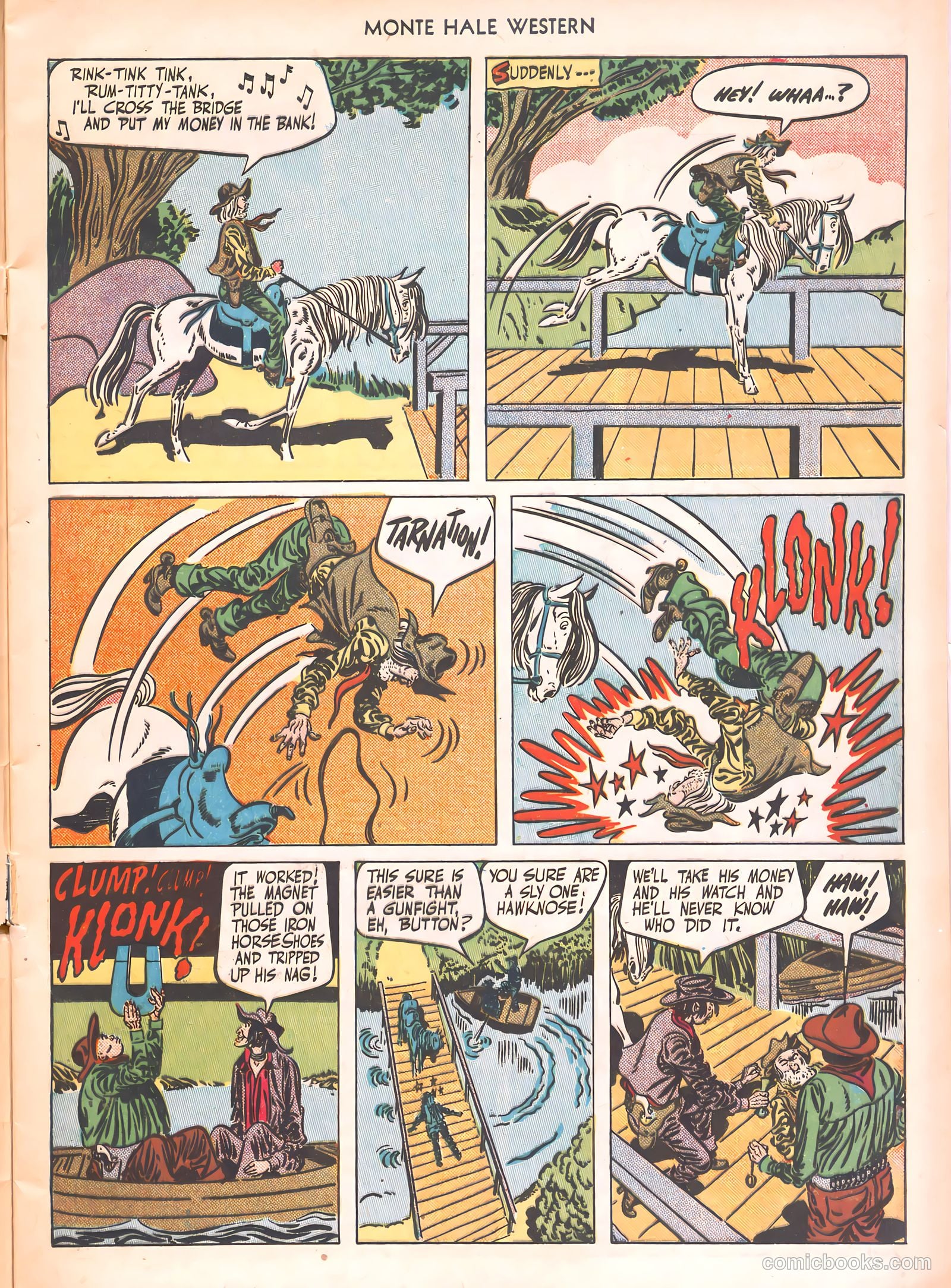 Monte Hale Western #54 — page 17 of 52