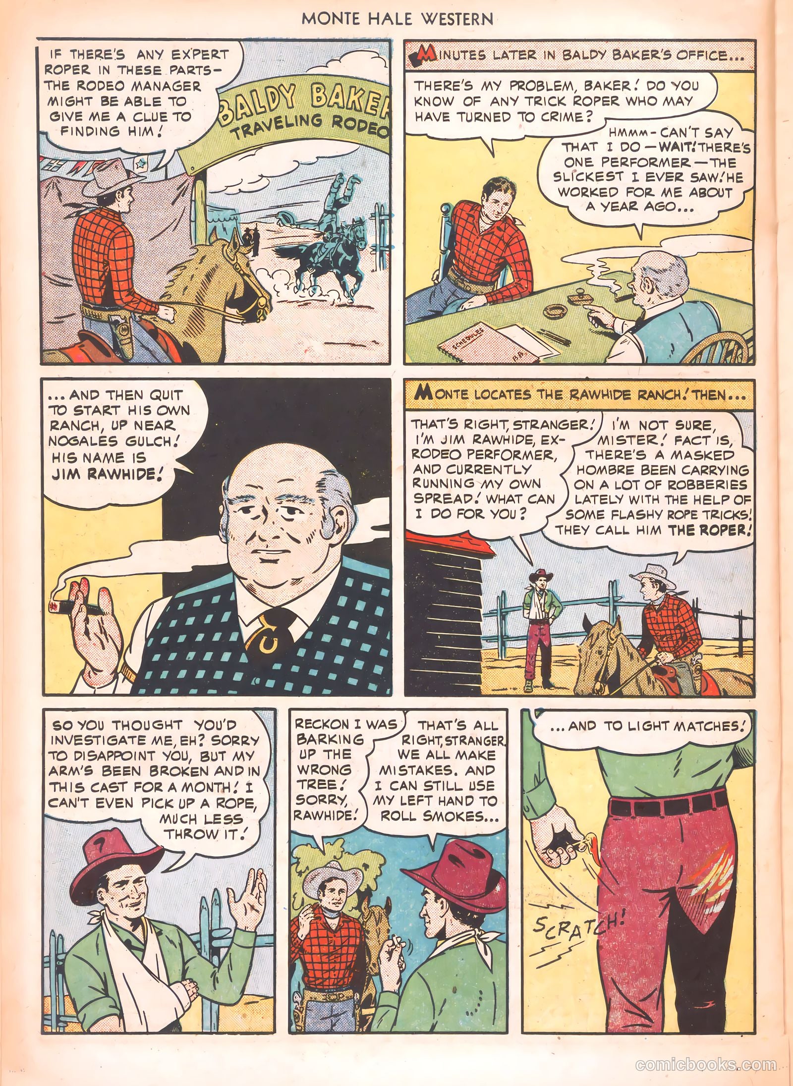 Monte Hale Western #54 — page 30 of 52